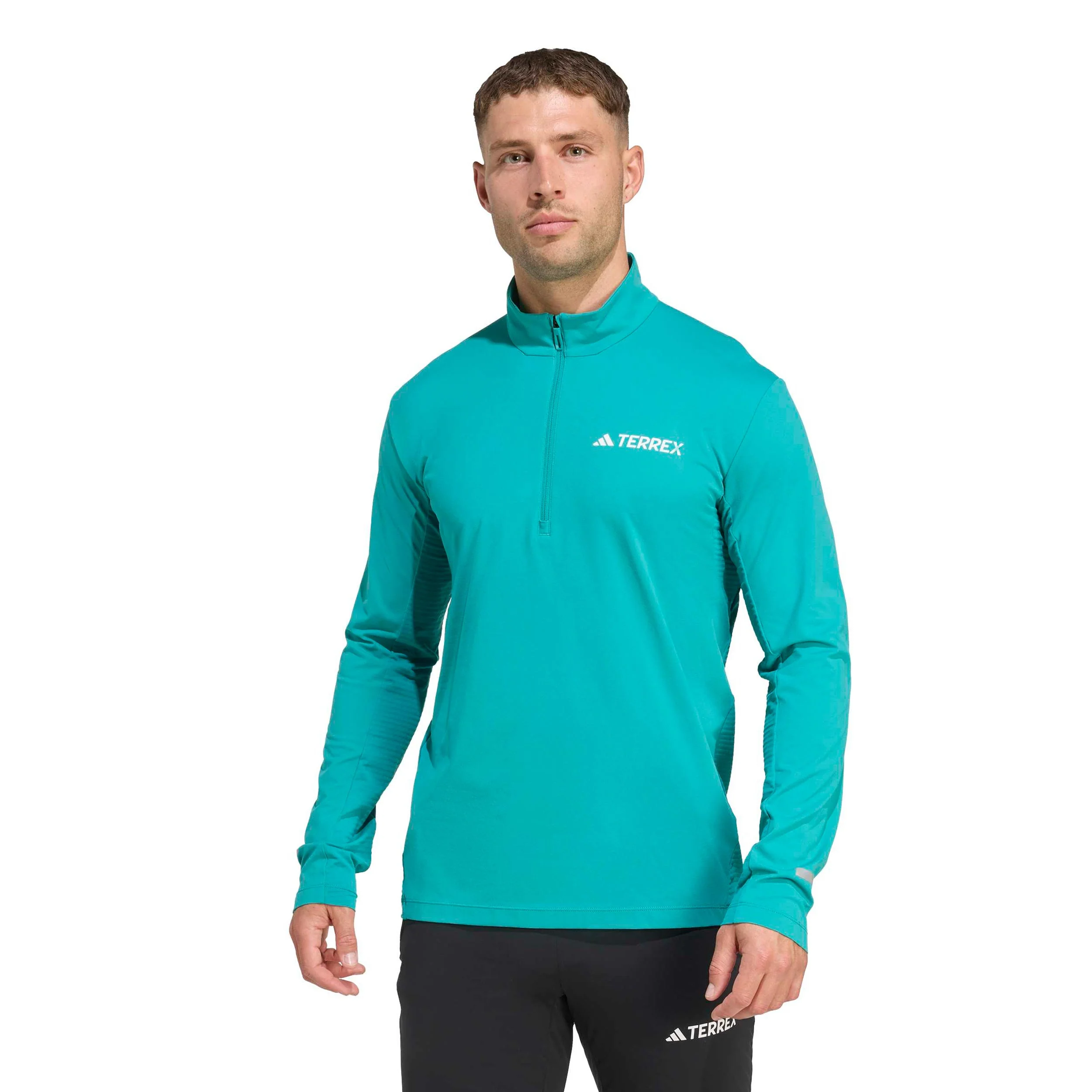 Terrex XPR Half-Zip Laufshirt Herren-Grün - Image 2