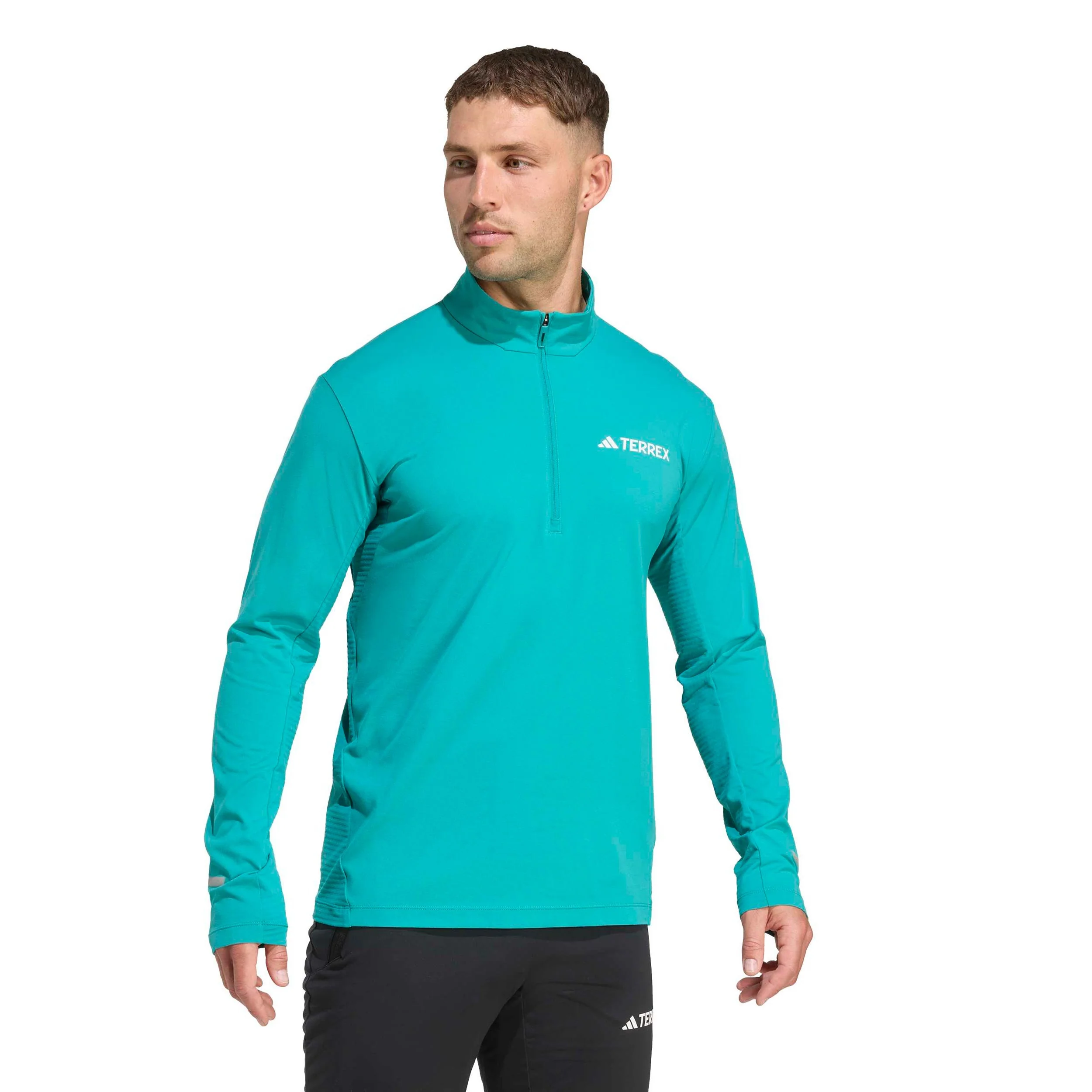 Terrex XPR Half-Zip Laufshirt Herren-Grün - Image 4