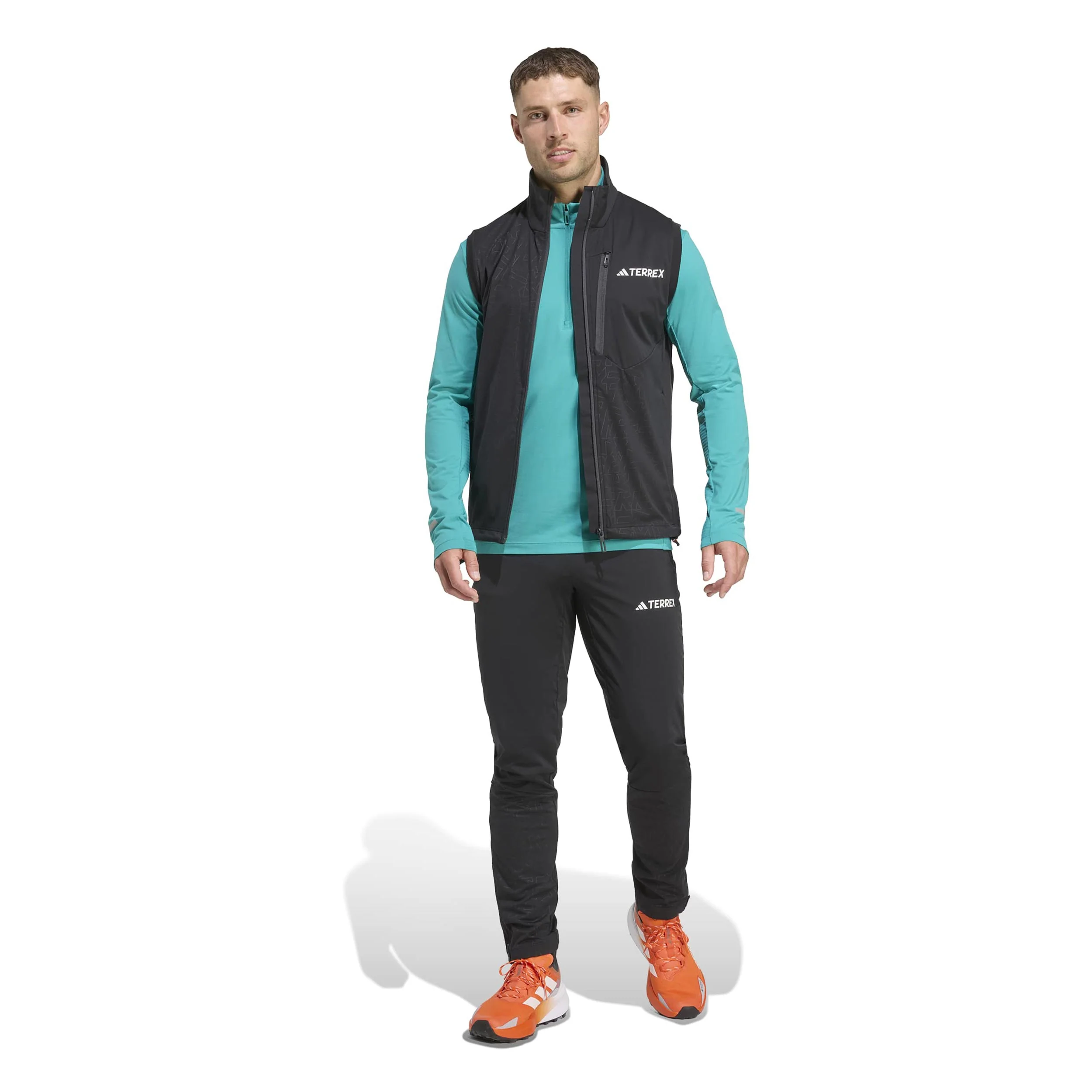 Terrex XPR Half-Zip Laufshirt Herren-Grün - Image 5