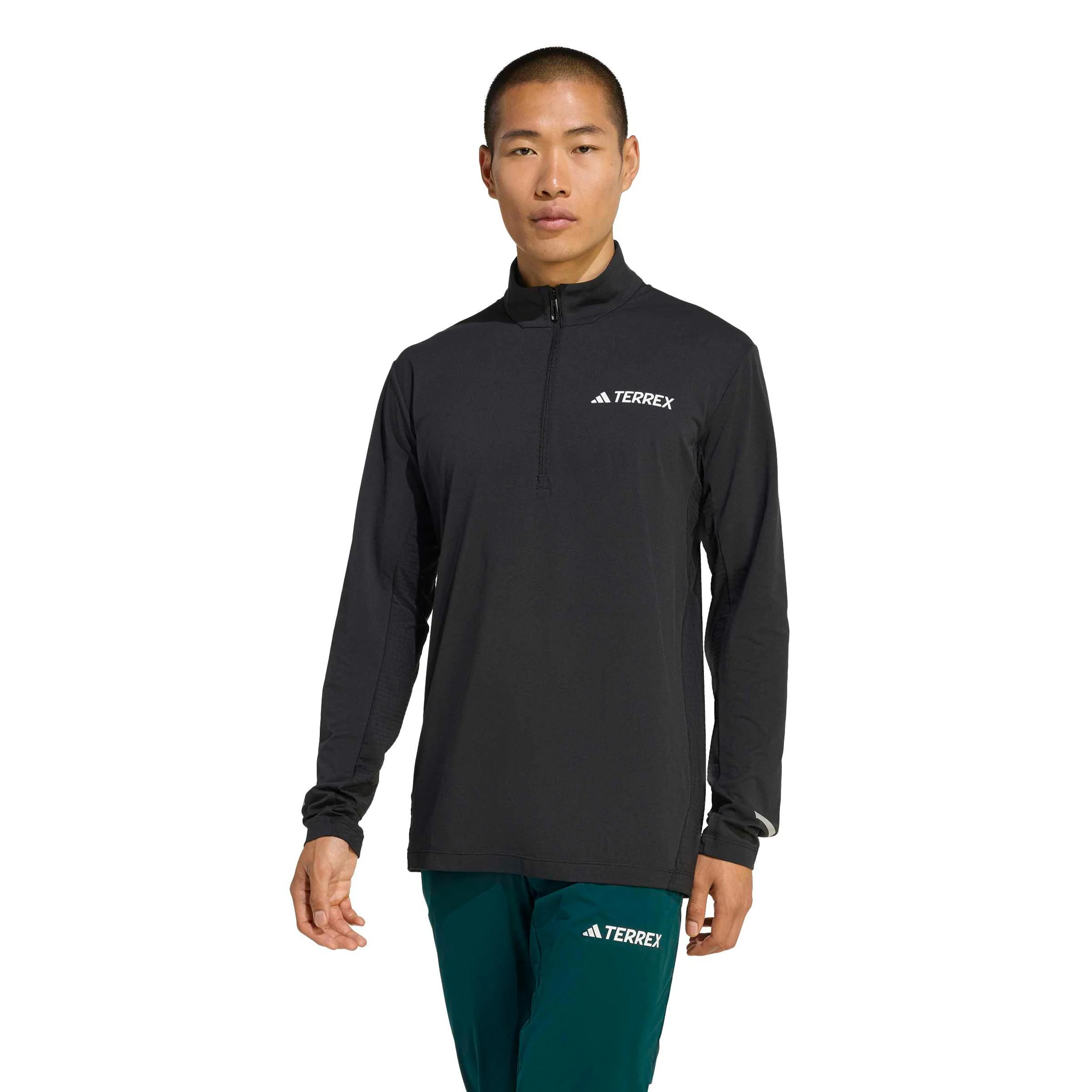 Terrex XPR Half-Zip Laufshirt Herren-Schwarz - Image 2