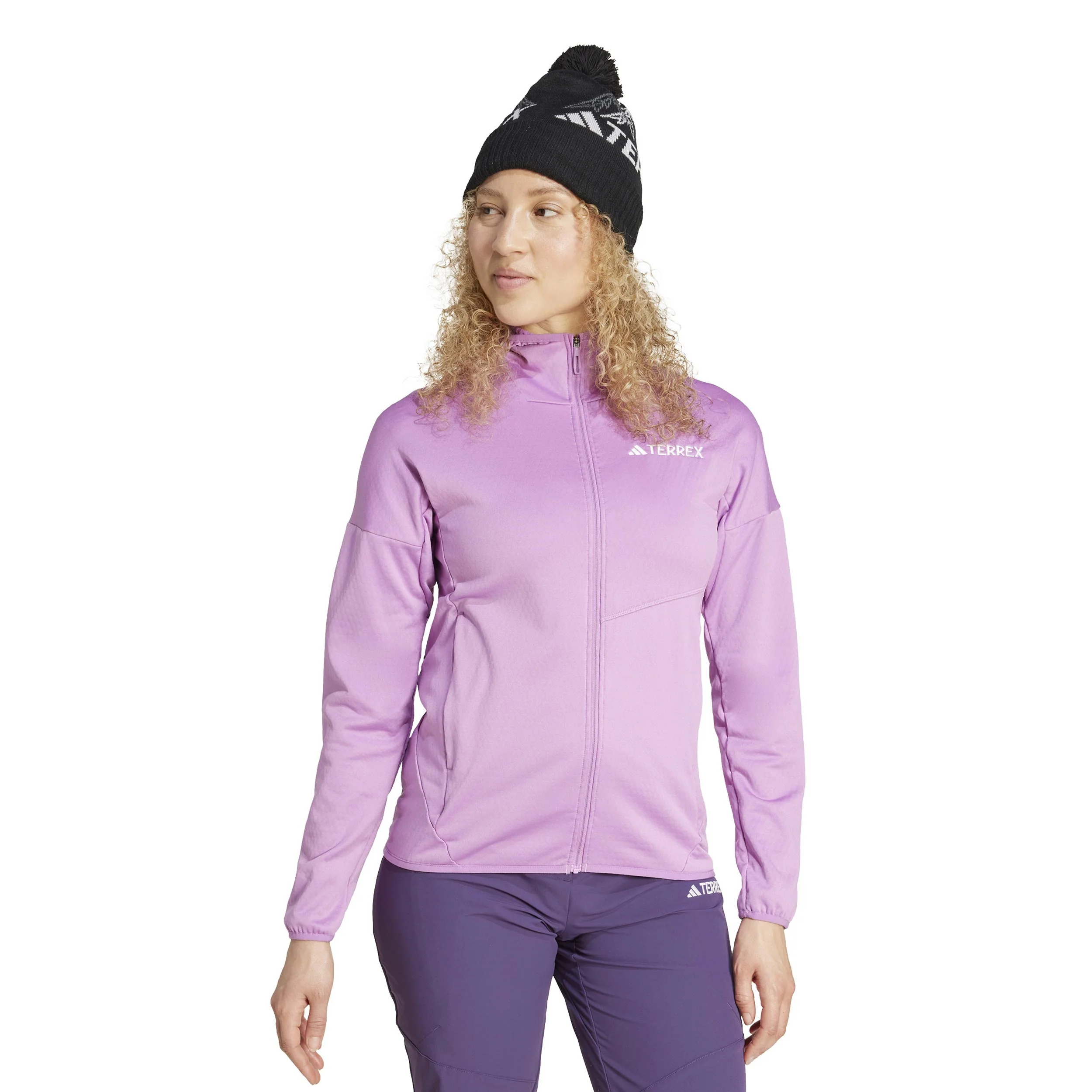 Terrex XPR Light Fleece Laufjacke Damen-Lila - Image 2