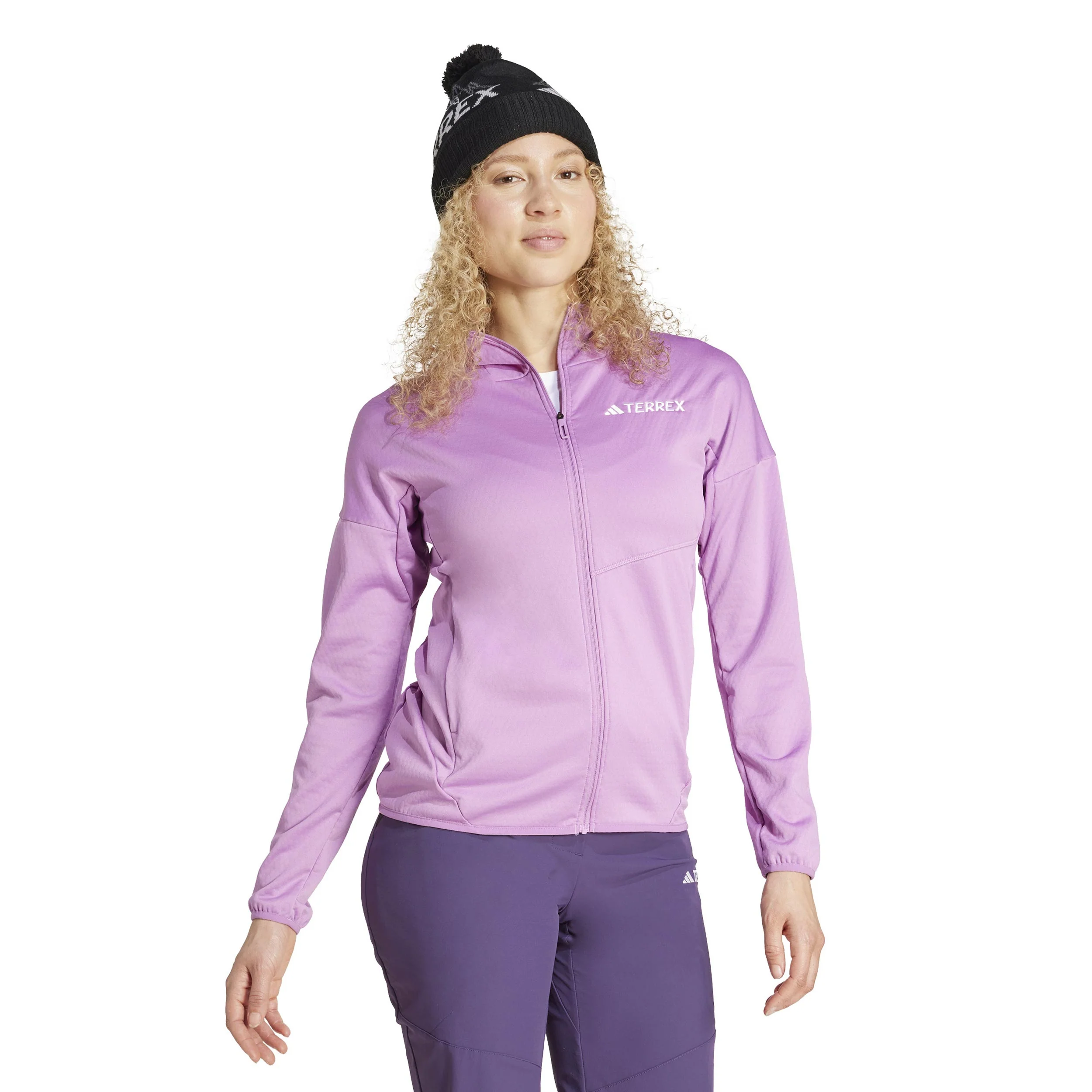 Terrex XPR Light Fleece Laufjacke Damen-Lila - Image 4
