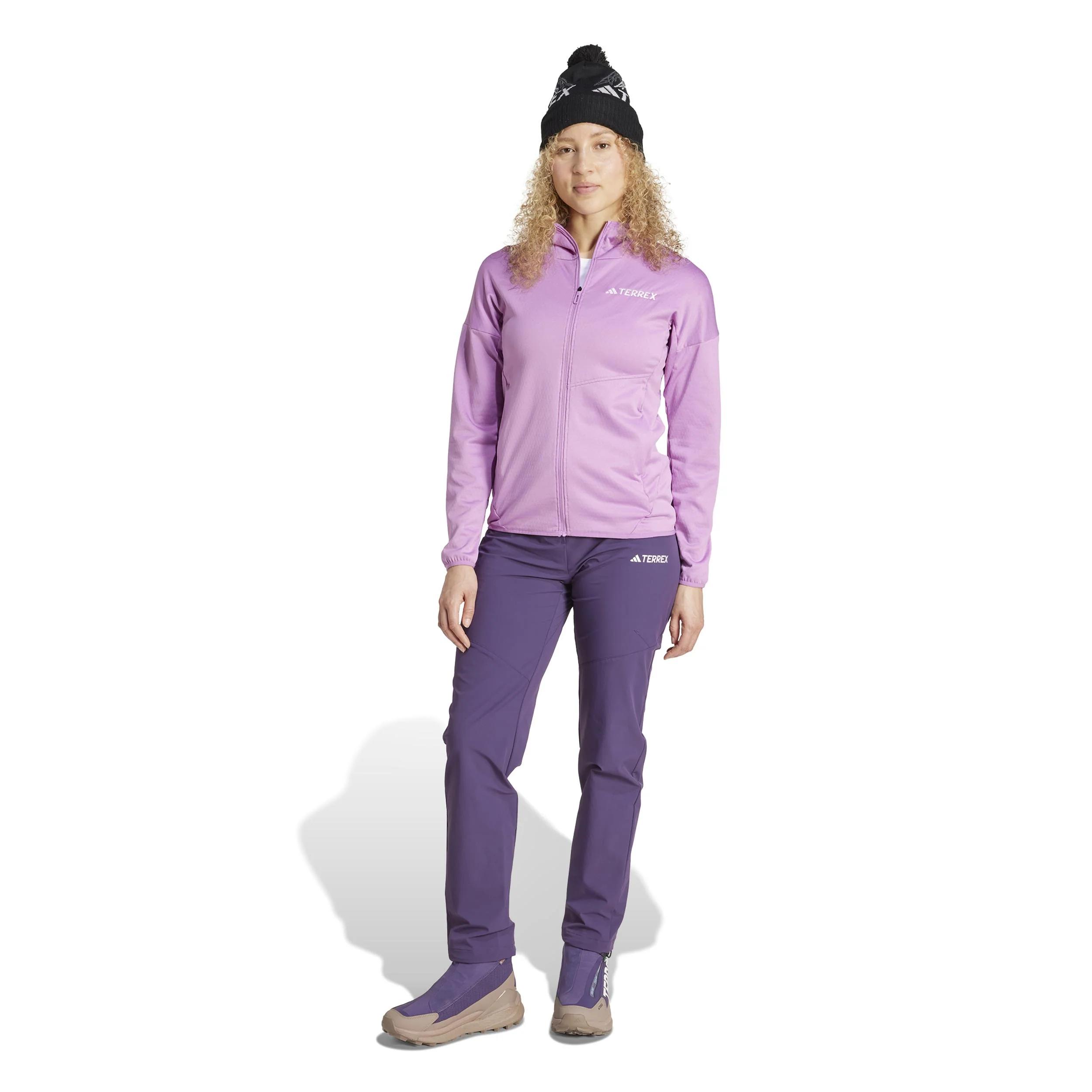 Terrex XPR Light Fleece Laufjacke Damen-Lila - Image 7