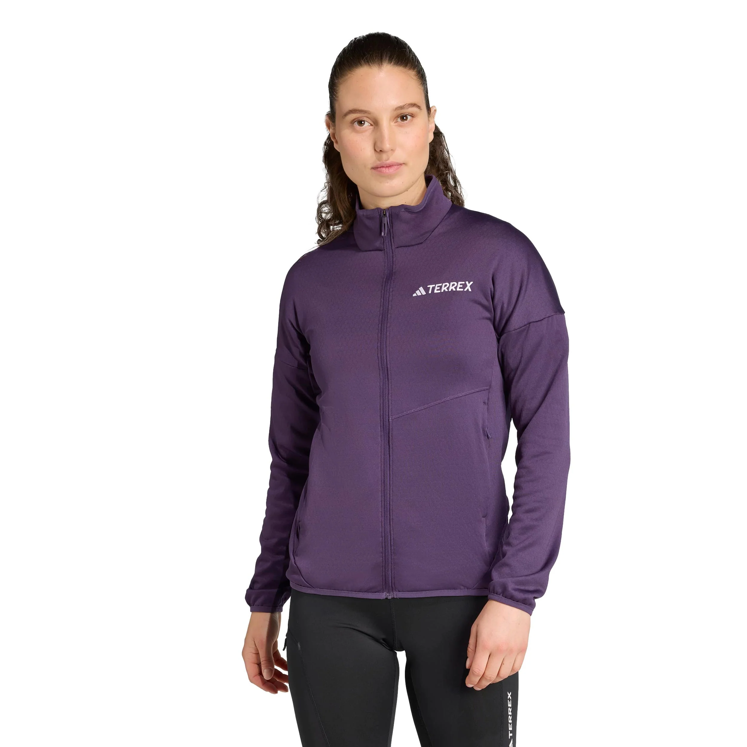 Terrex XPR Light Fleece Laufjacke Damen-Lila - Image 2