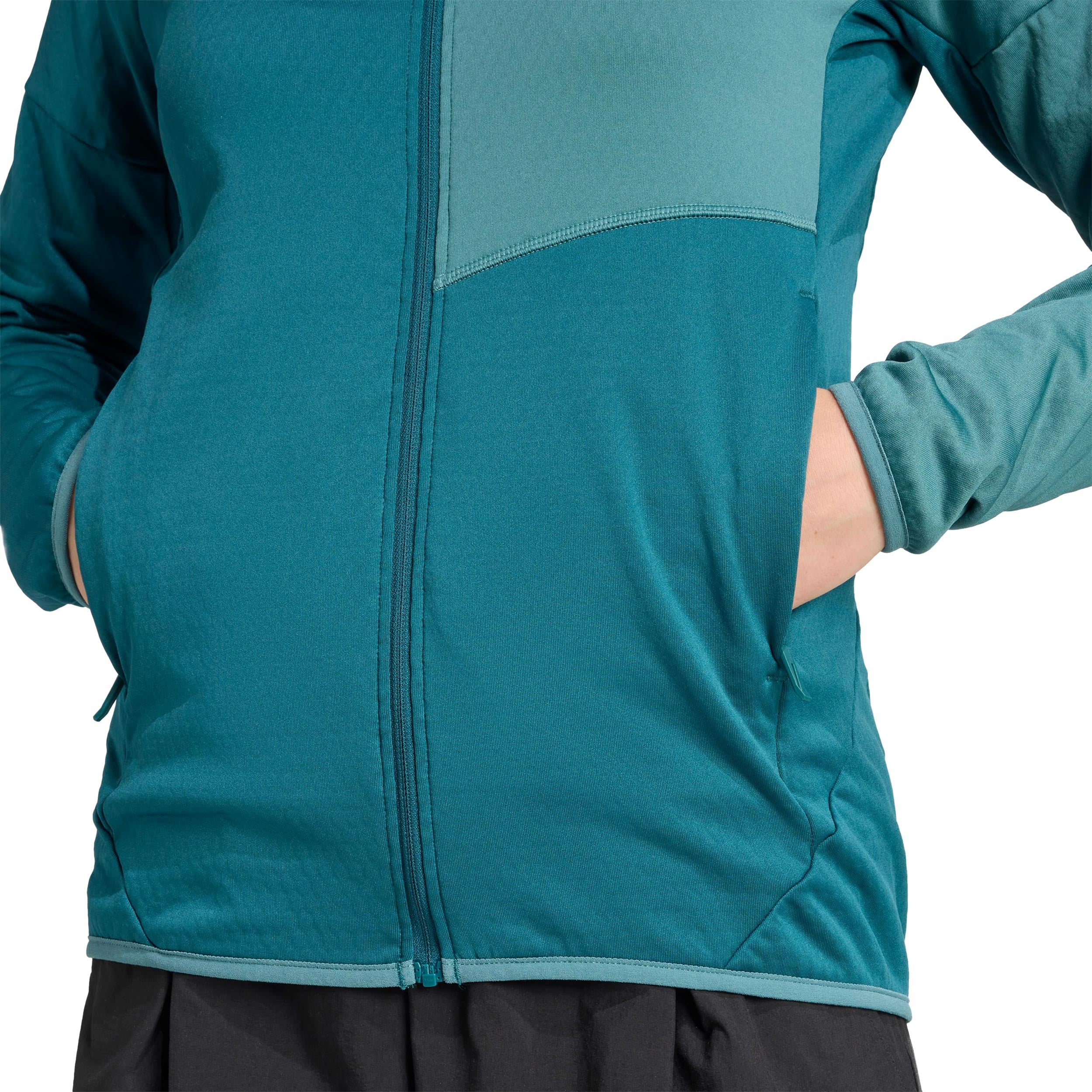 Terrex XPR Light Fleece Laufjacke Damen-Petrol - Image 7