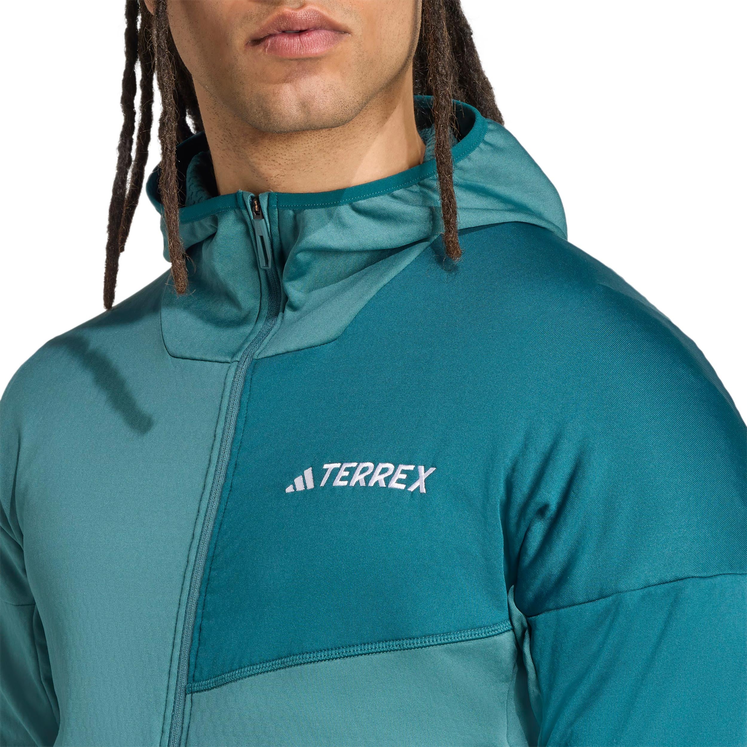 Terrex XPR Light Fleece Laufjacke Herren - türkis, grün - Image 7