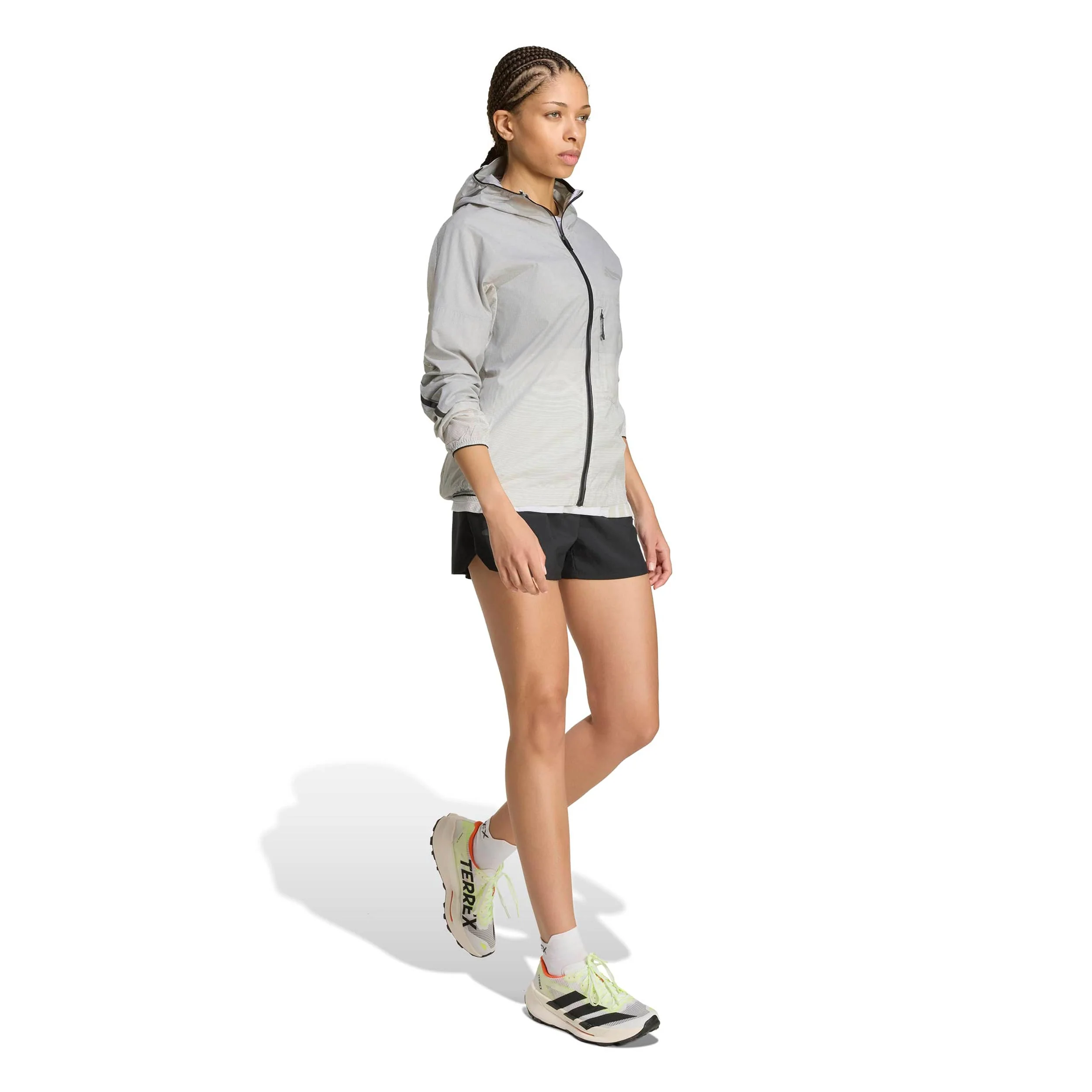 Terrex XPR Light  Laufjacke Damen - grau, schwarz - Image 4