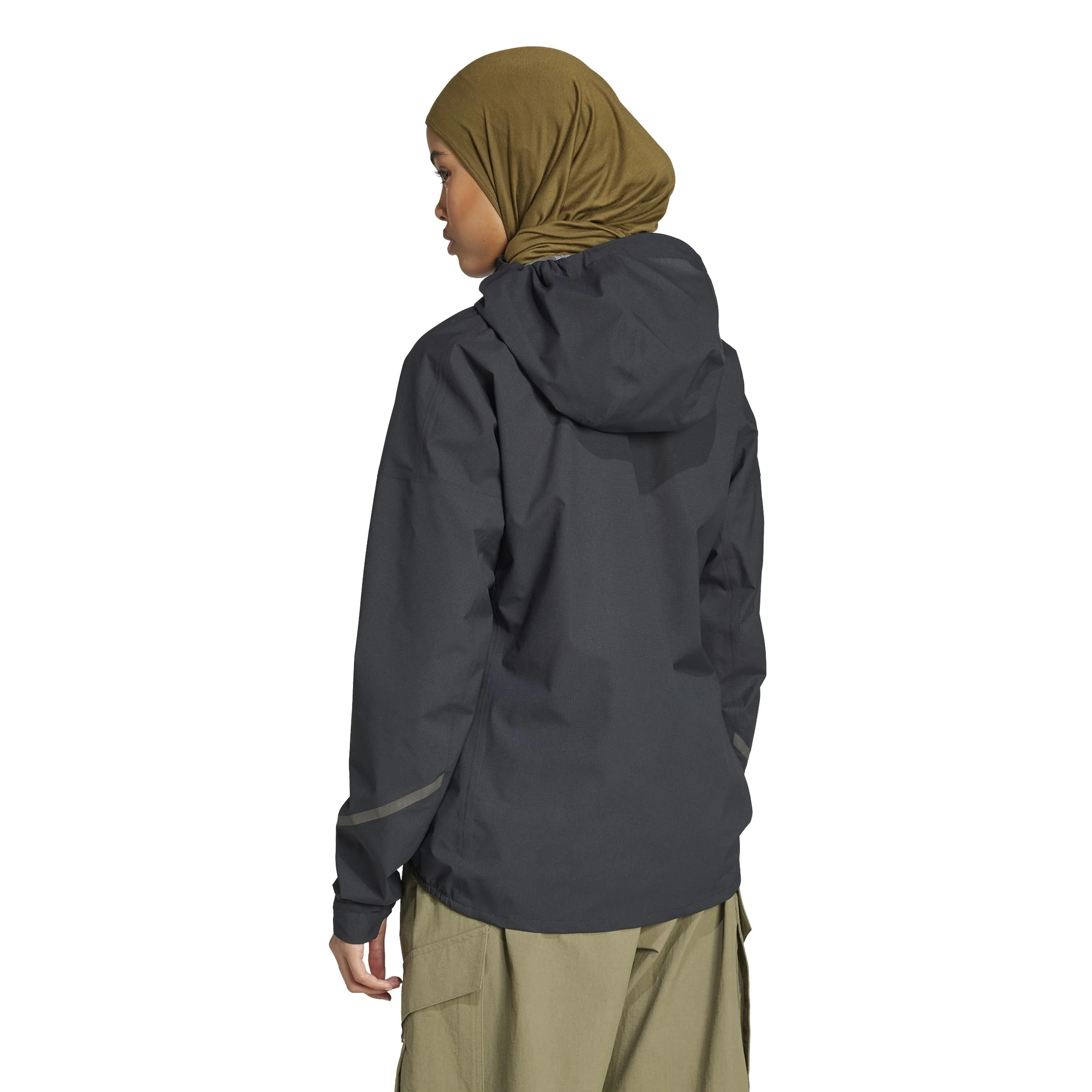 Terrex XPR Light Rain Laufjacke Damen-Schwarz - Image 3