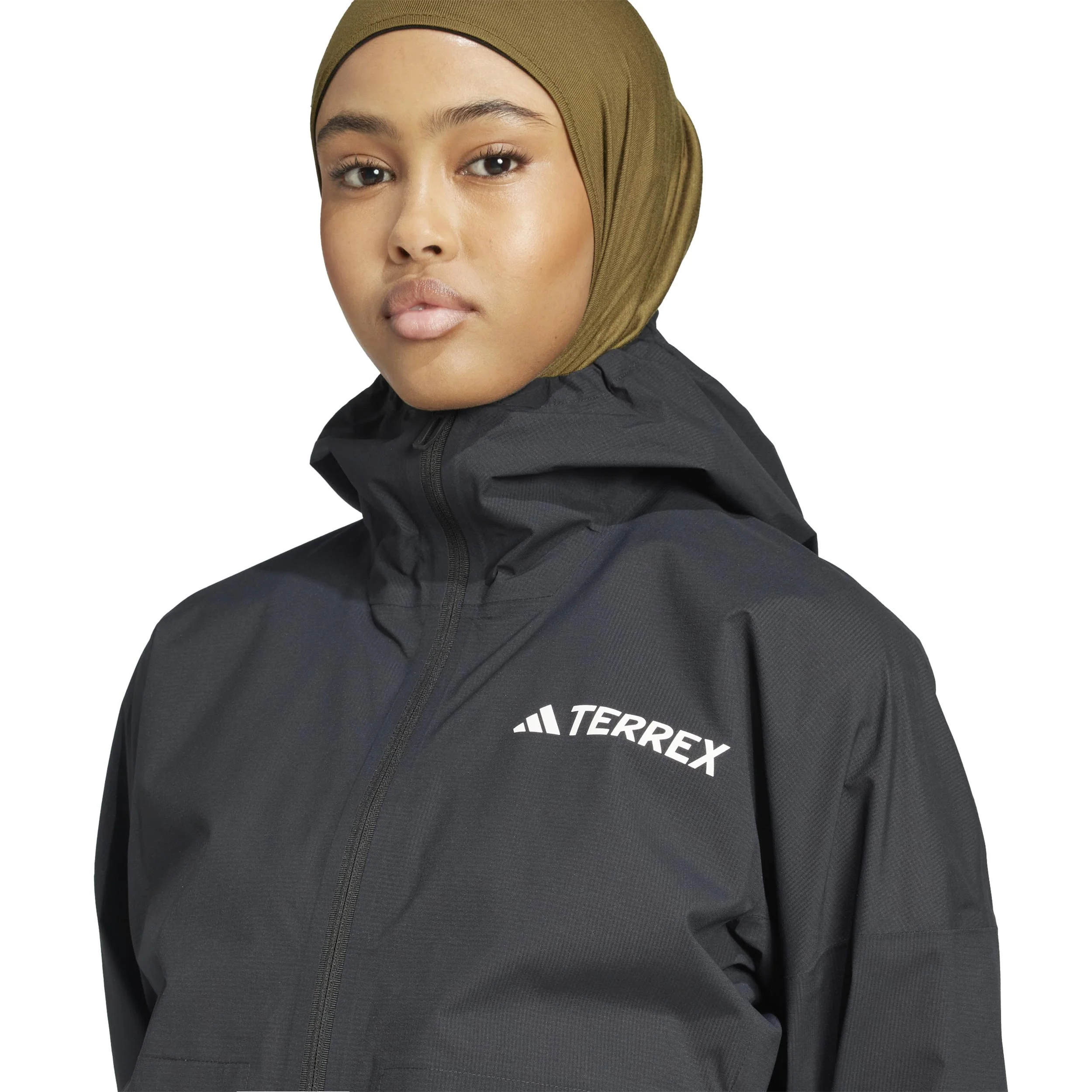 Terrex XPR Light Rain Laufjacke Damen-Schwarz - Image 5