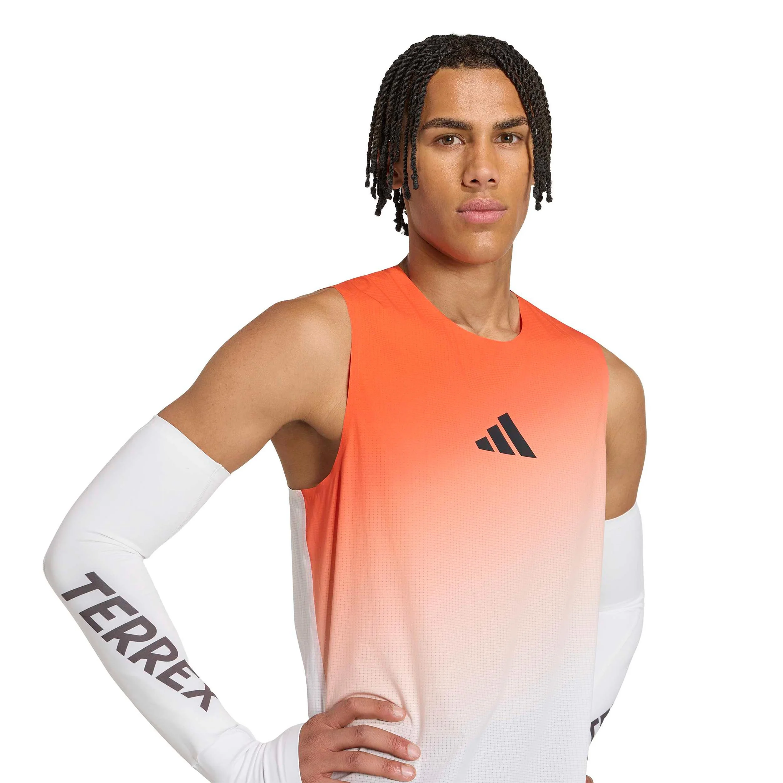 Terrex XPR Pro  Laufshirt Herren-weiß, orange - Image 5