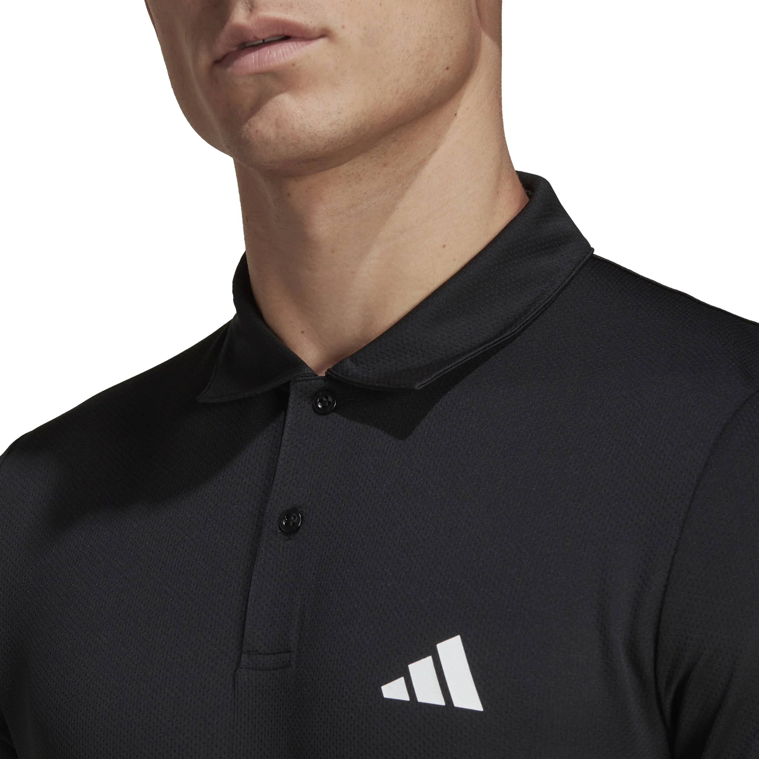 Training ES Base Polo Herren-Schwarz - Image 5