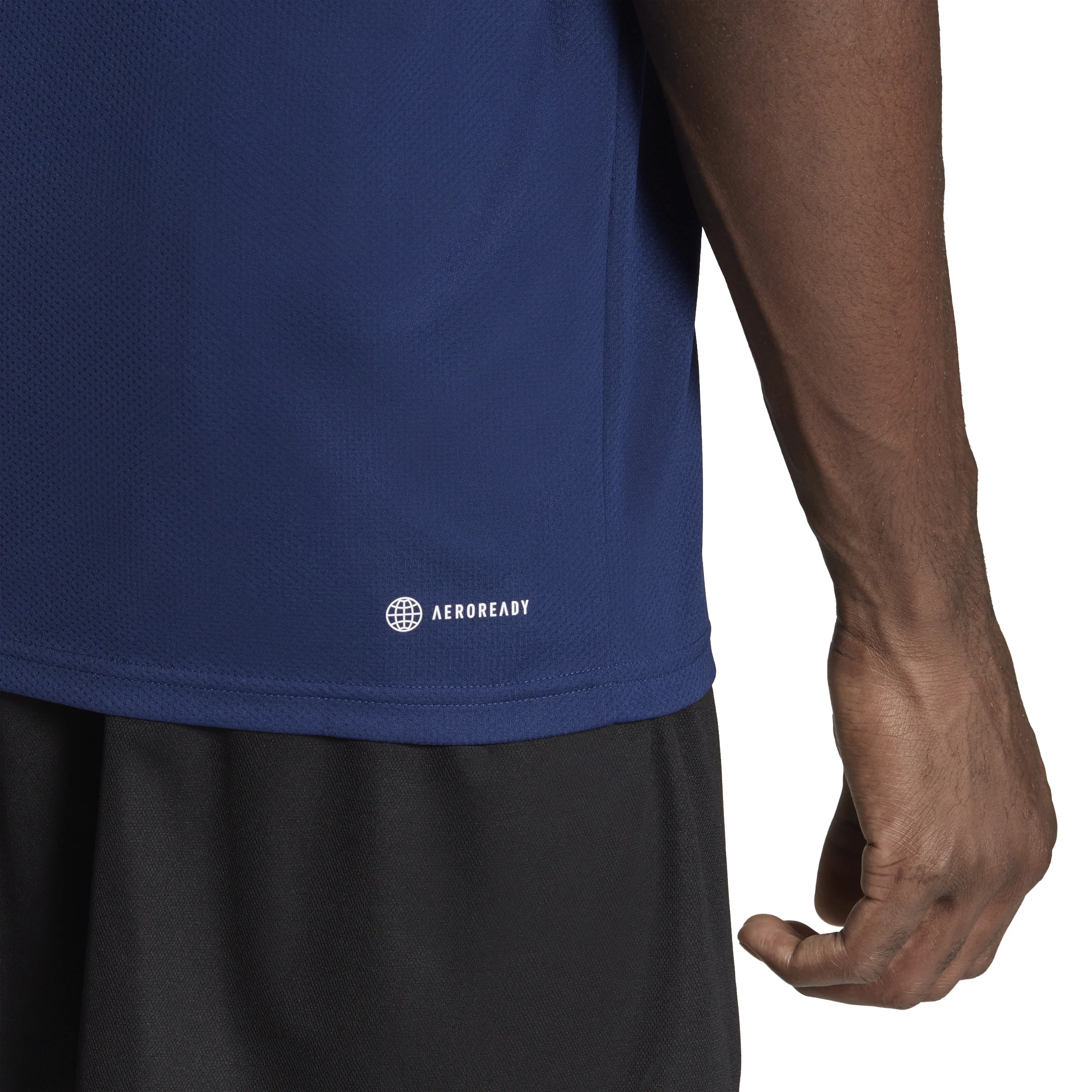 Training Essential Base 3 Stripes T-Shirt Herren-Dunkelblau,Weiß - Image 6