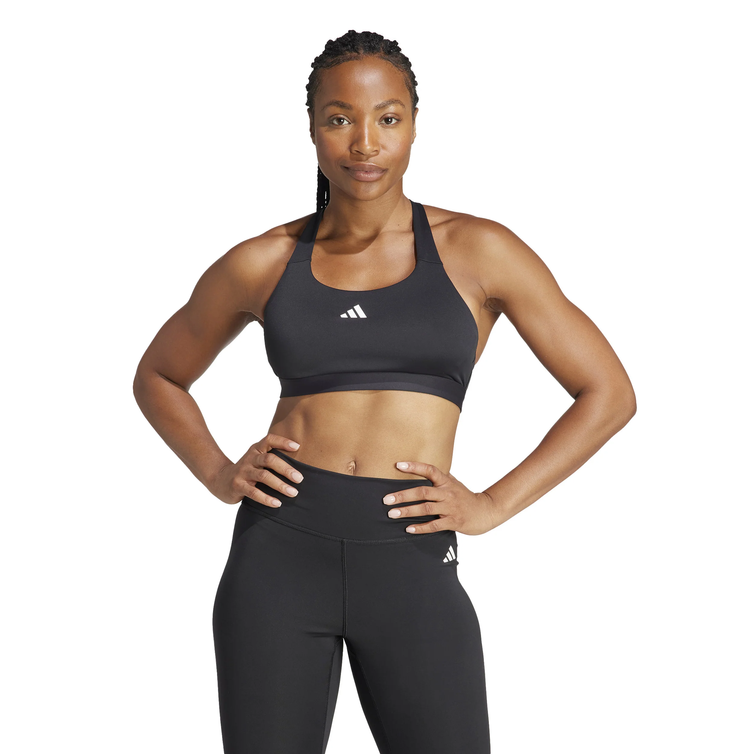 Training High Support Sport-BH Damen - schwarz - Image 3