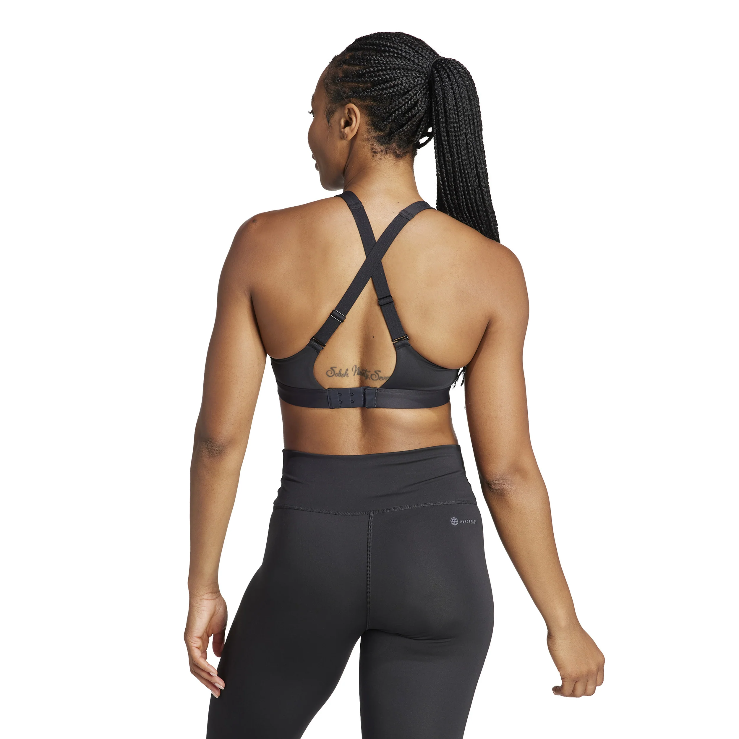Training High Support Sport-BH Damen - schwarz - Image 5