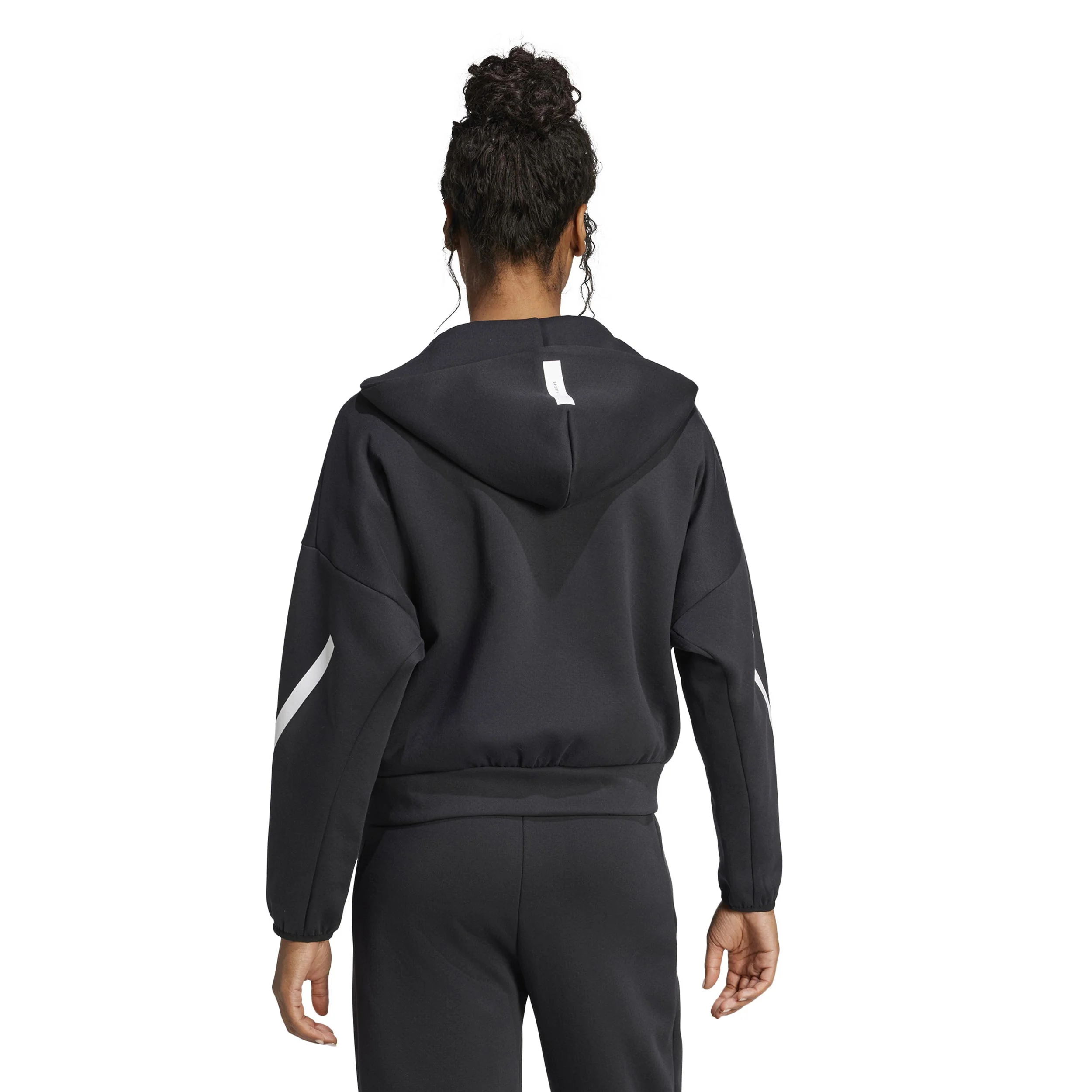 Trainingsjacke Damen-Schwarz,Weiß - Image 3