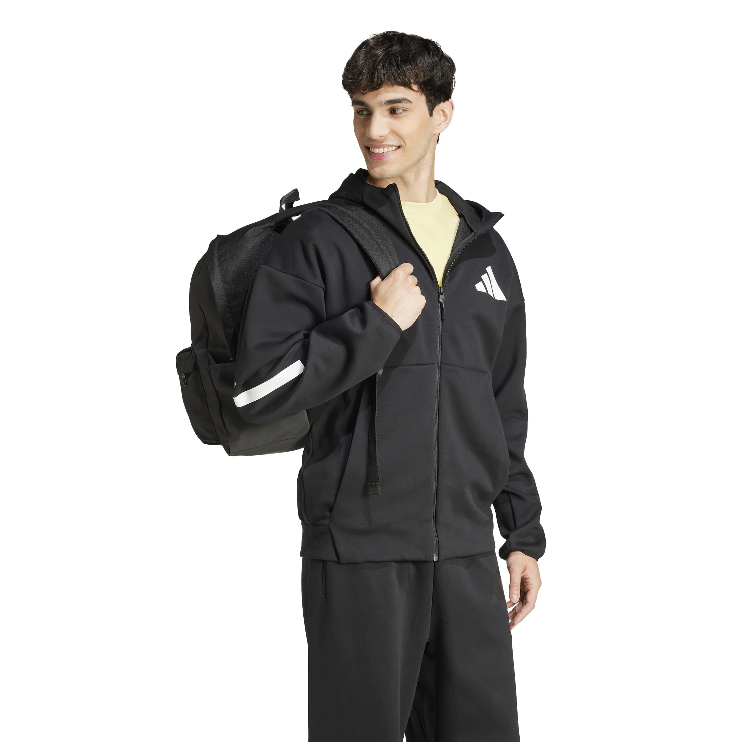 Trainingsjacke Herren-Schwarz,Weiß - Image 4