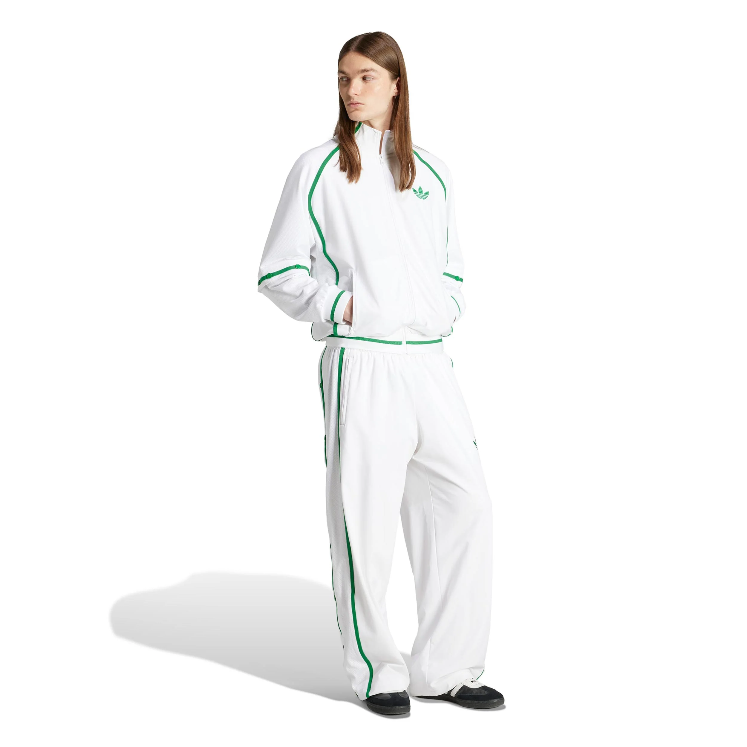Trainingsjacke Herren-Weiß,Grün - Image 3