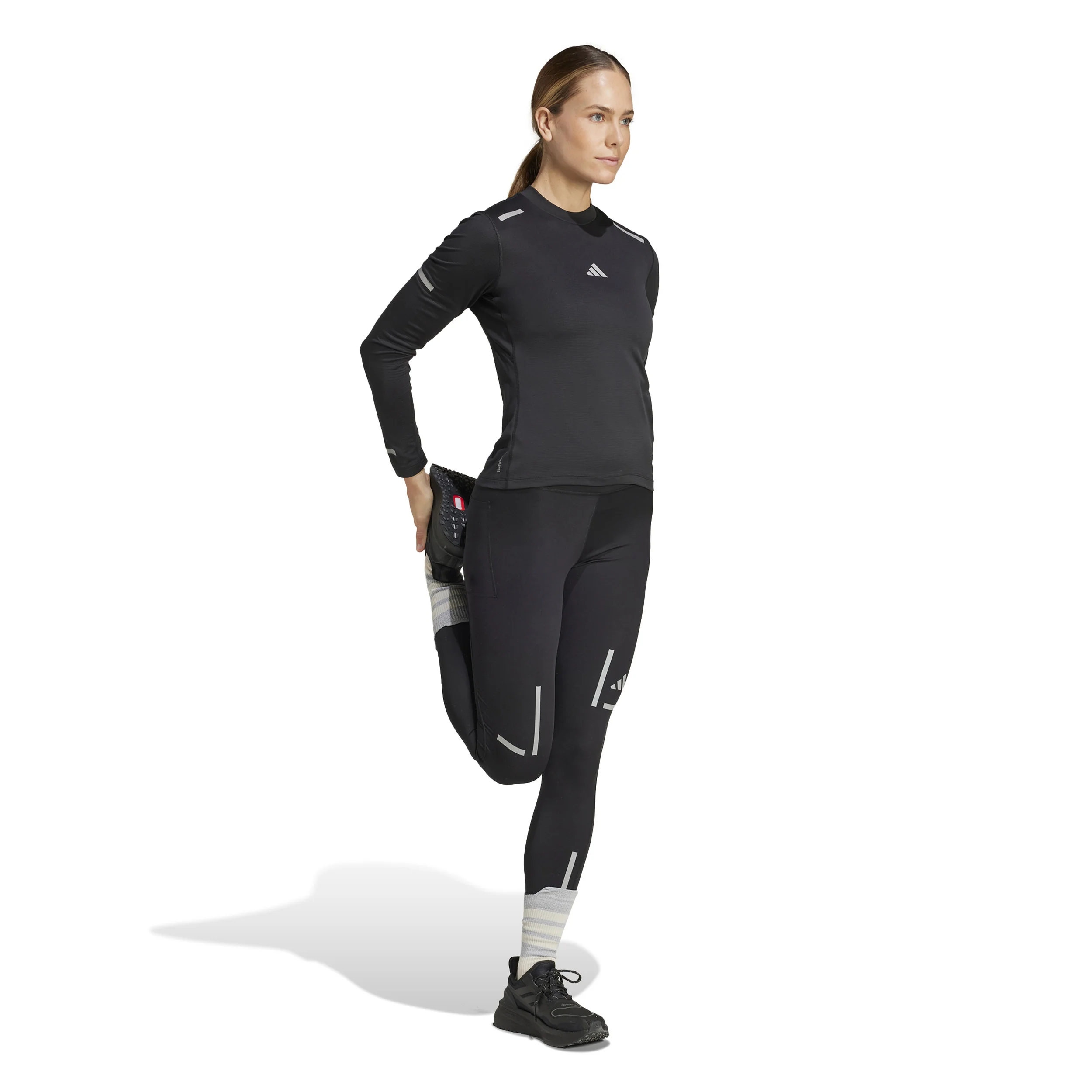 Ultimate High Visibility Laufshirt Damen-Schwarz - Image 4
