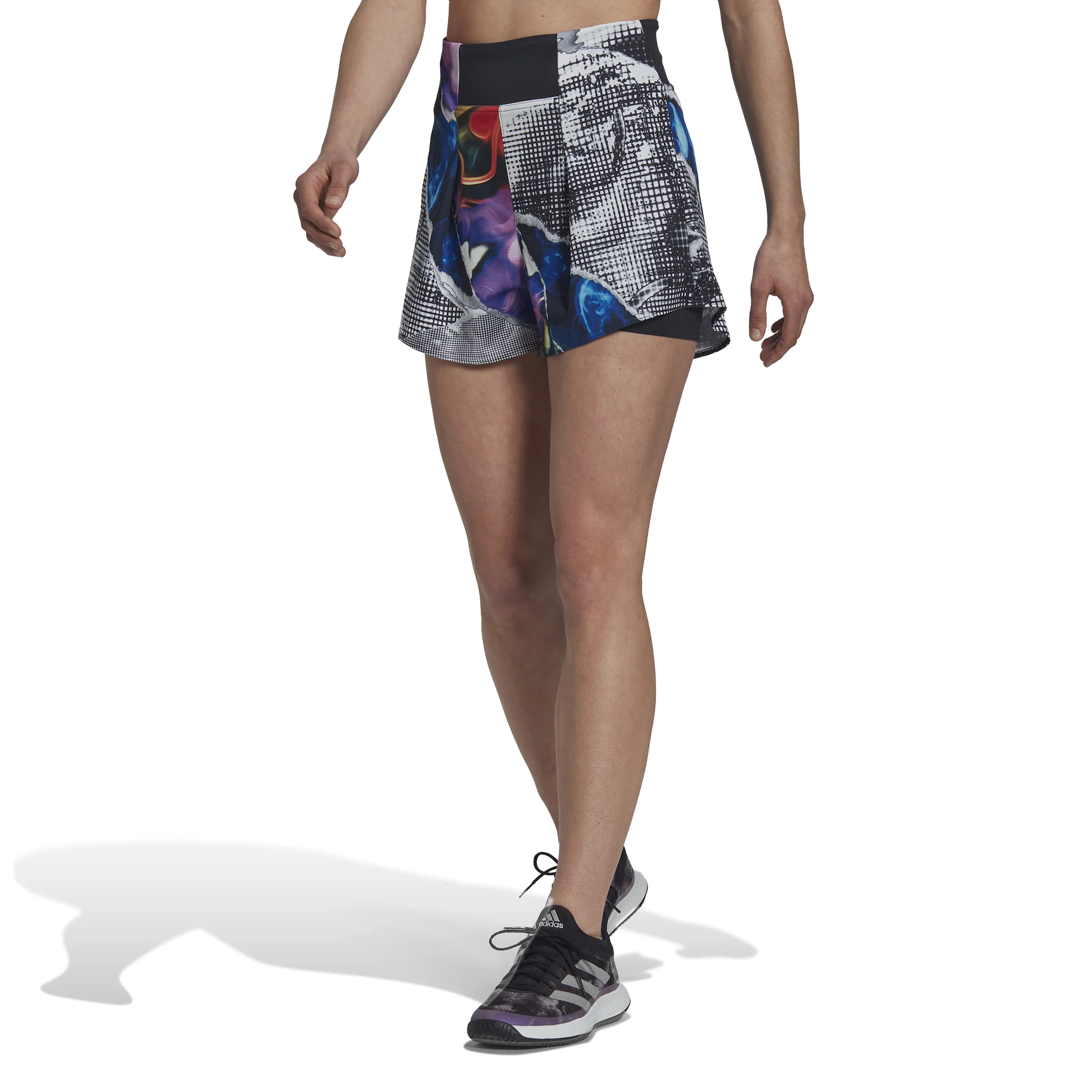 US Series Printed Shorts Damen-Schwarz - Image 2