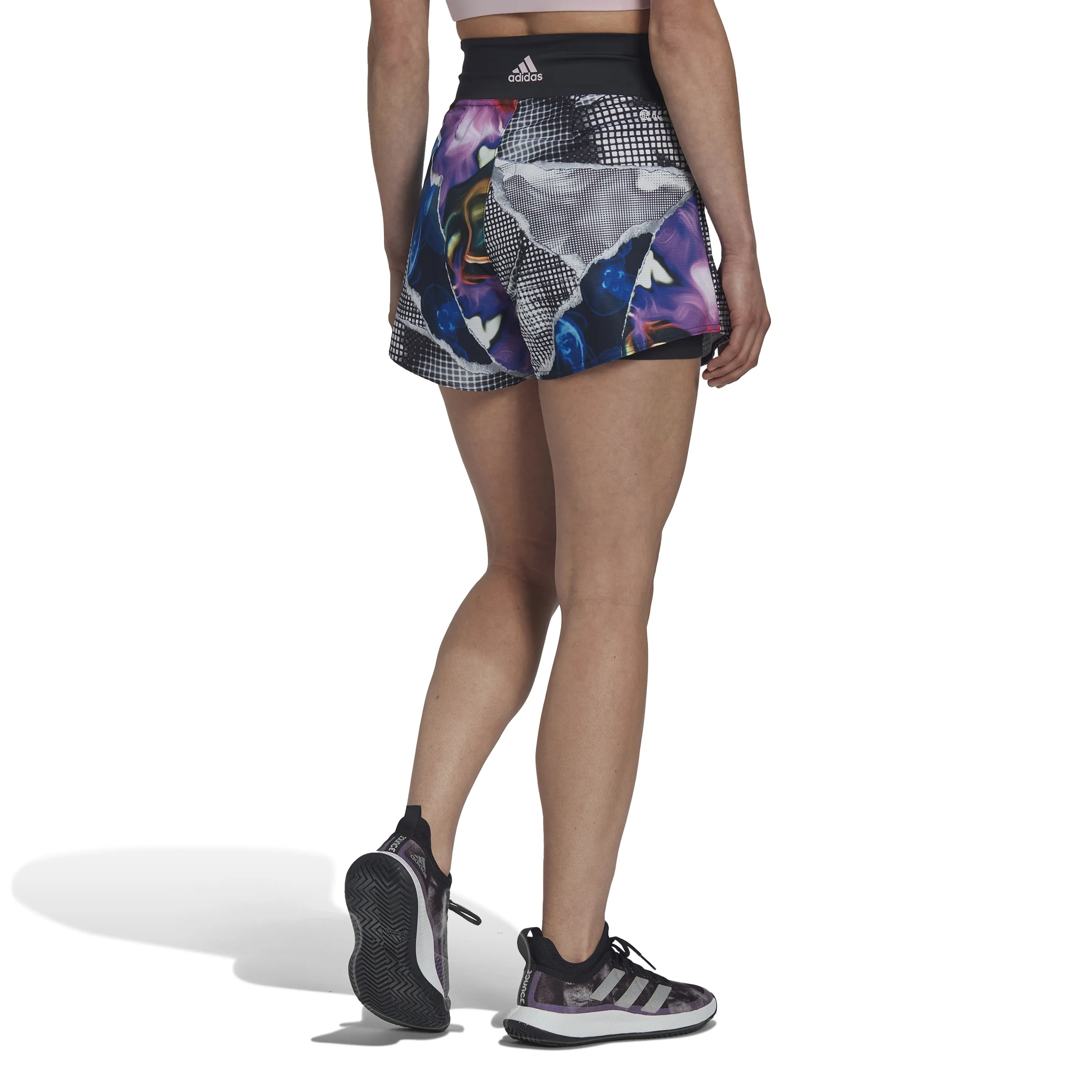 US Series Printed Shorts Damen-Schwarz - Image 3