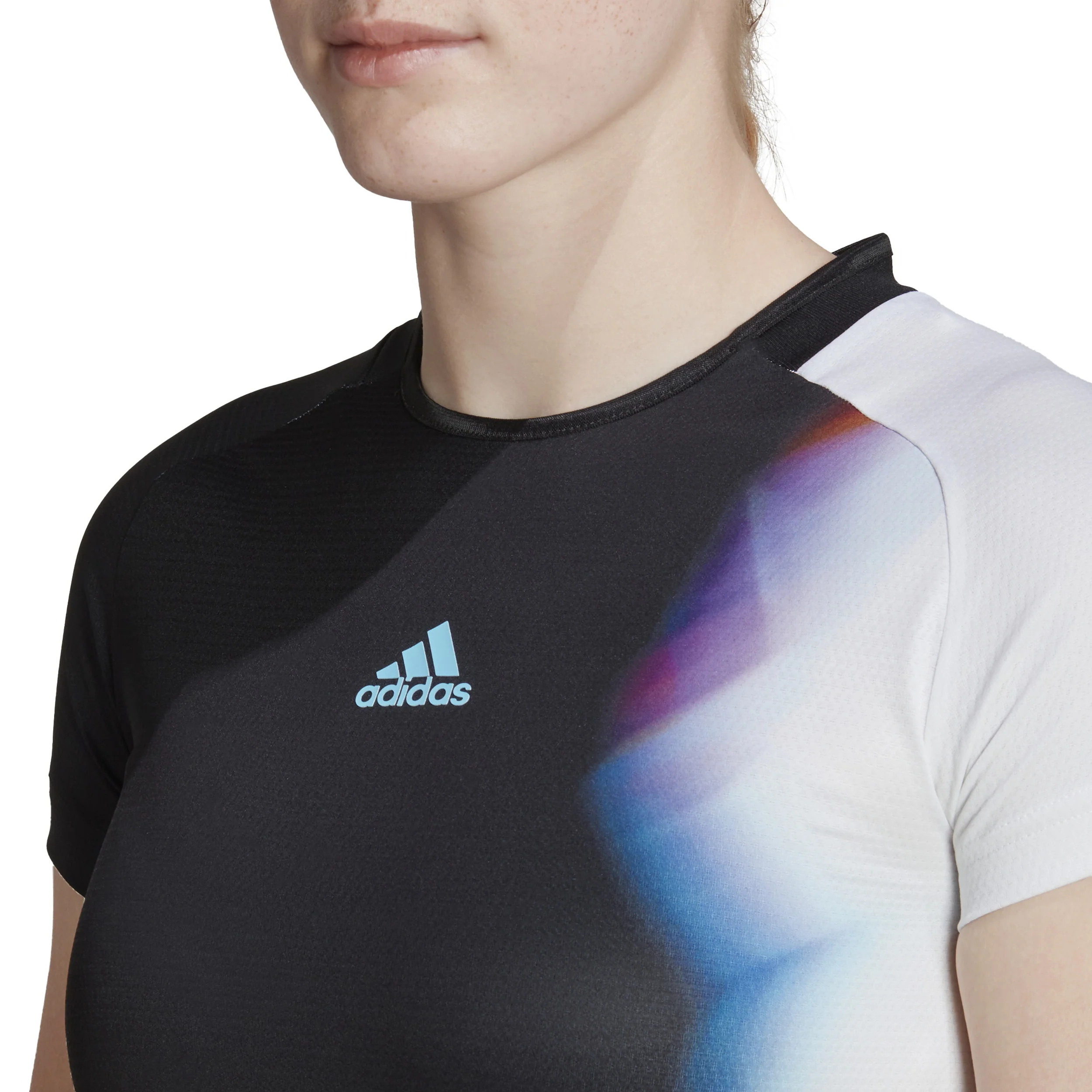 World Cup T-Shirt Damen-Schwarz,Weiß - Image 5