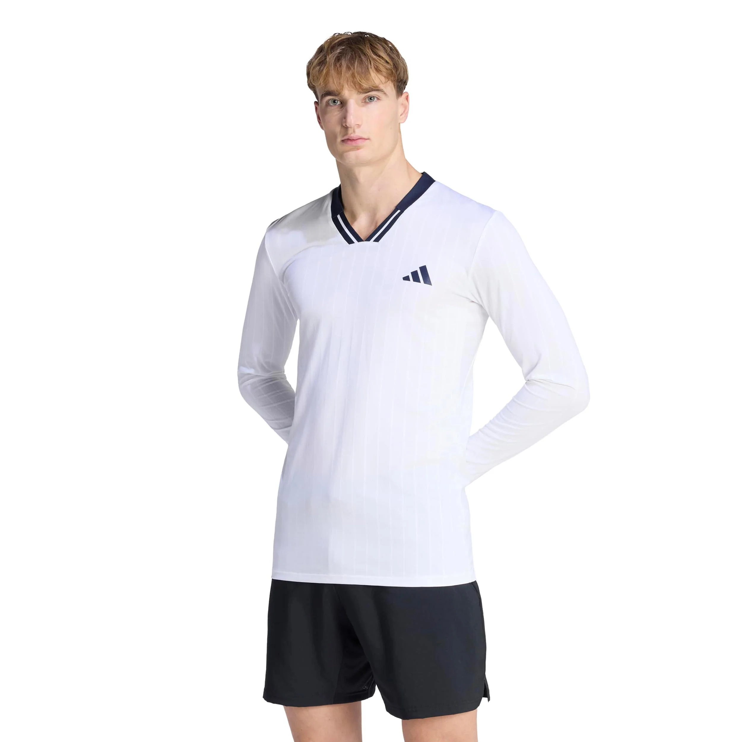 Wow Top Longsleeve Herren - weiß, schwarz - Image 2