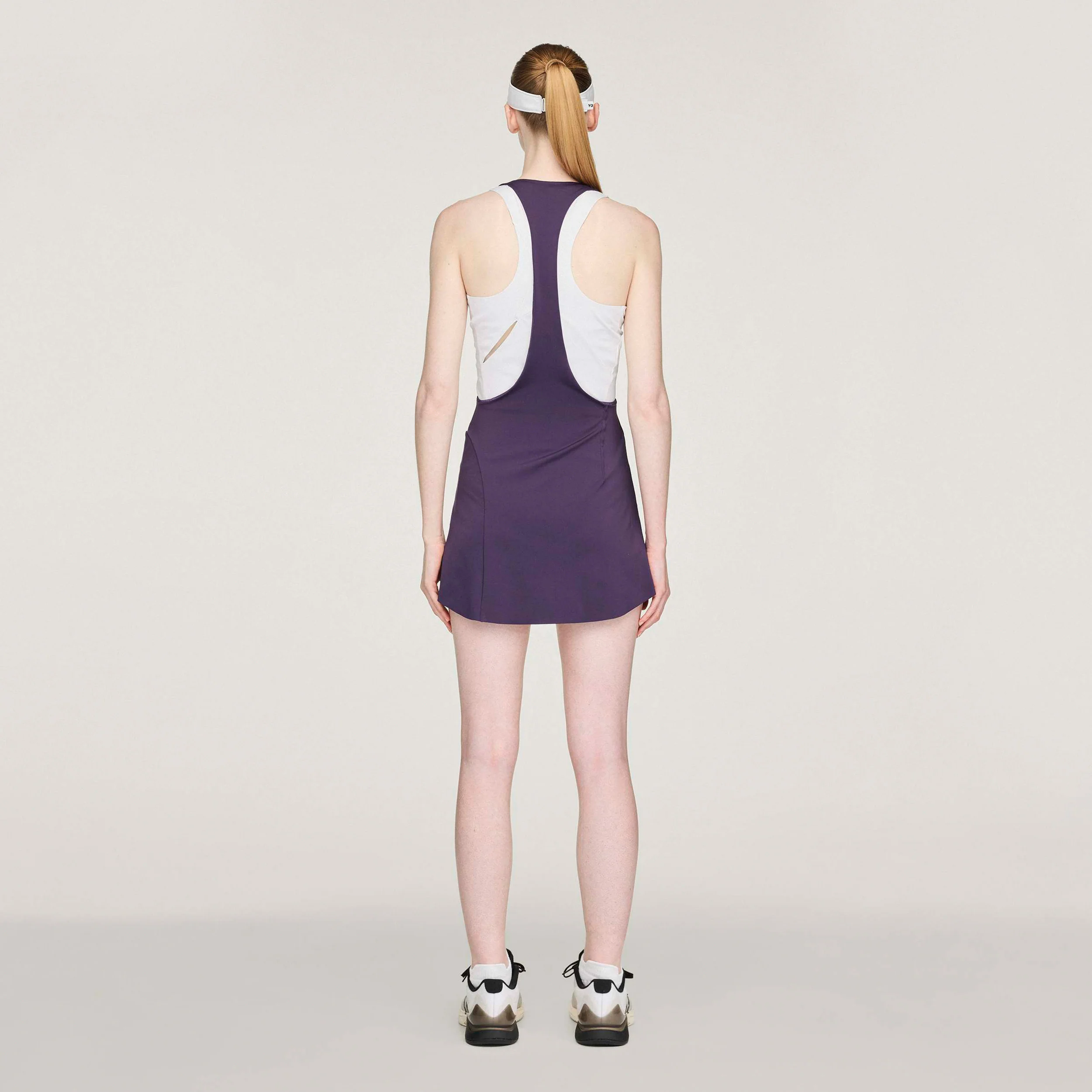 Y-3 Bib Kleid Damen-Lila - Image 3