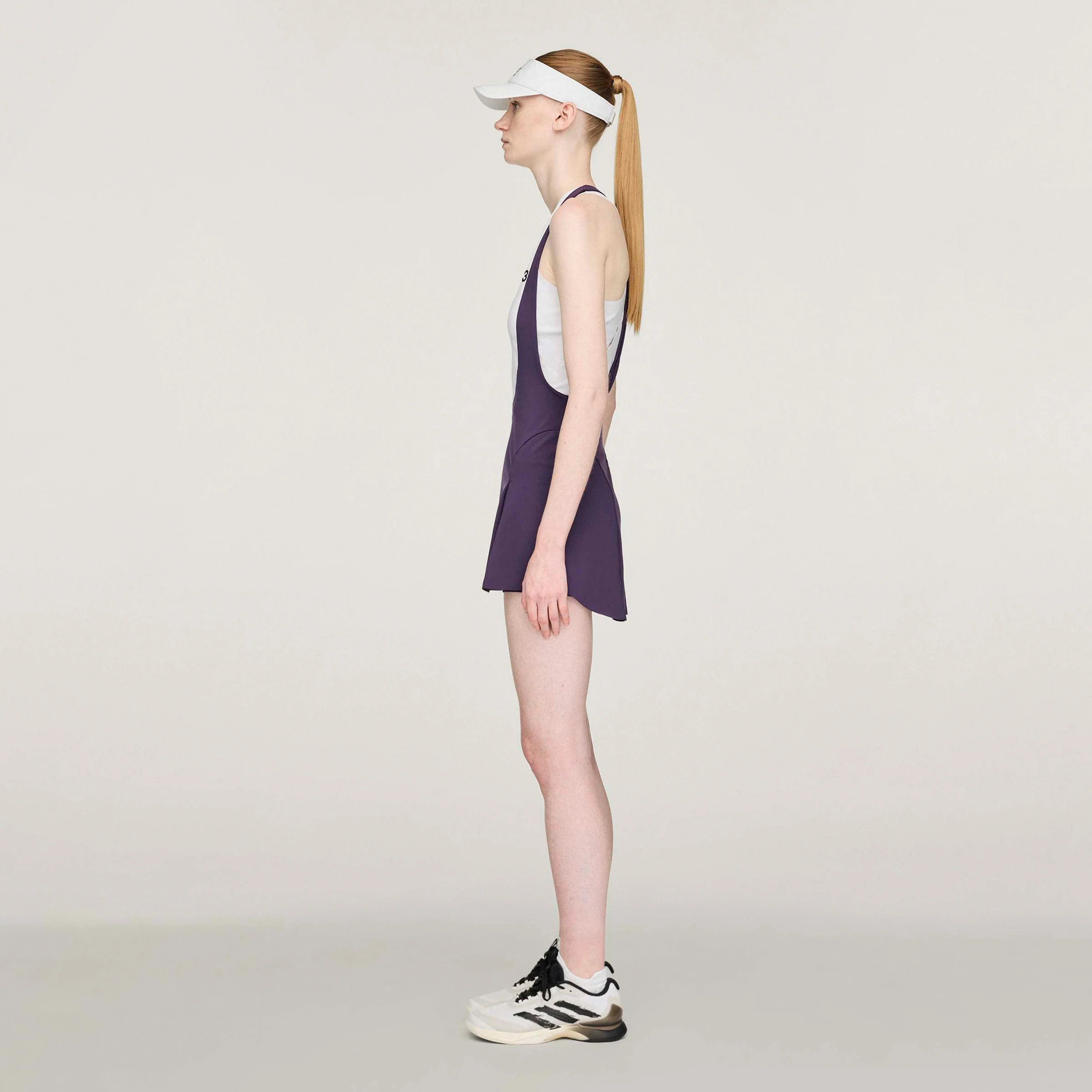 Y-3 Bib Kleid Damen-Lila - Image 4