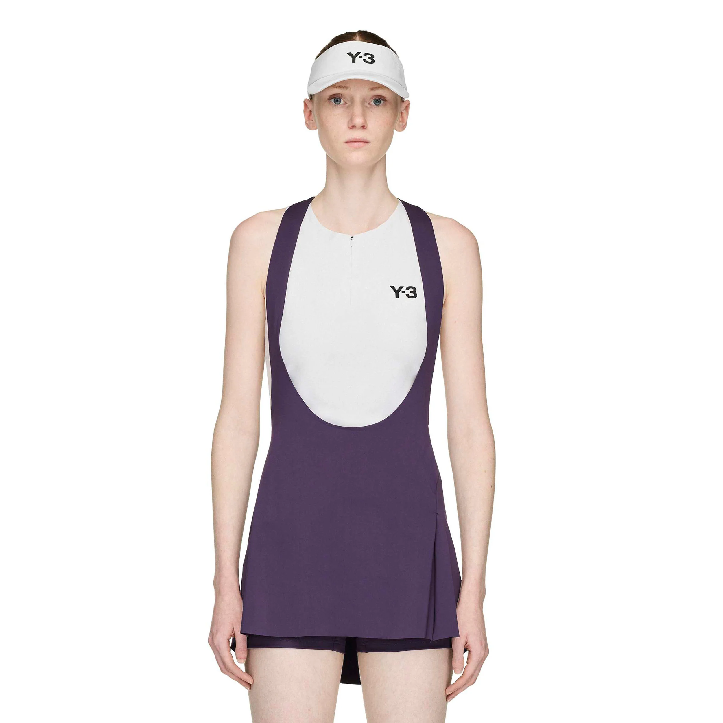 Y-3 Crop Tank-Top Damen-Grau - Image 2