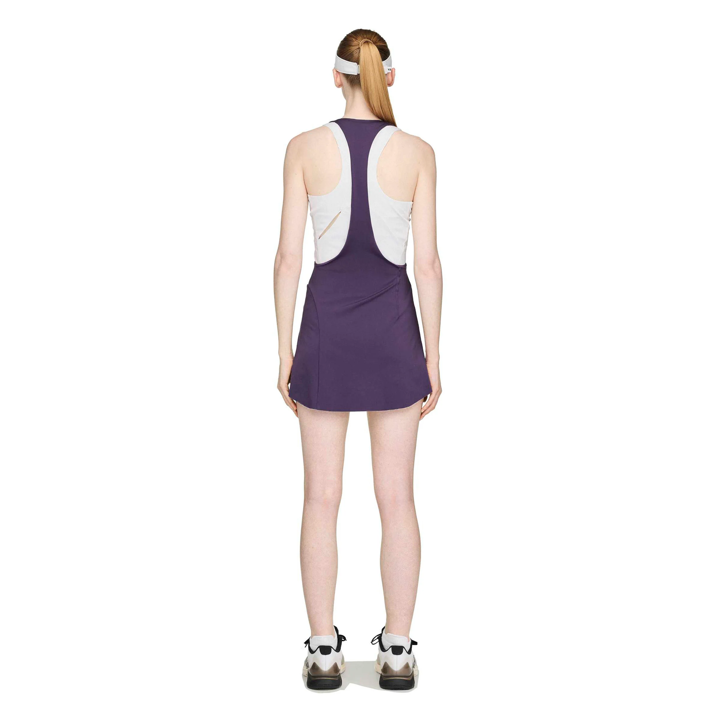 Y-3 Crop Tank-Top Damen-Grau - Image 3