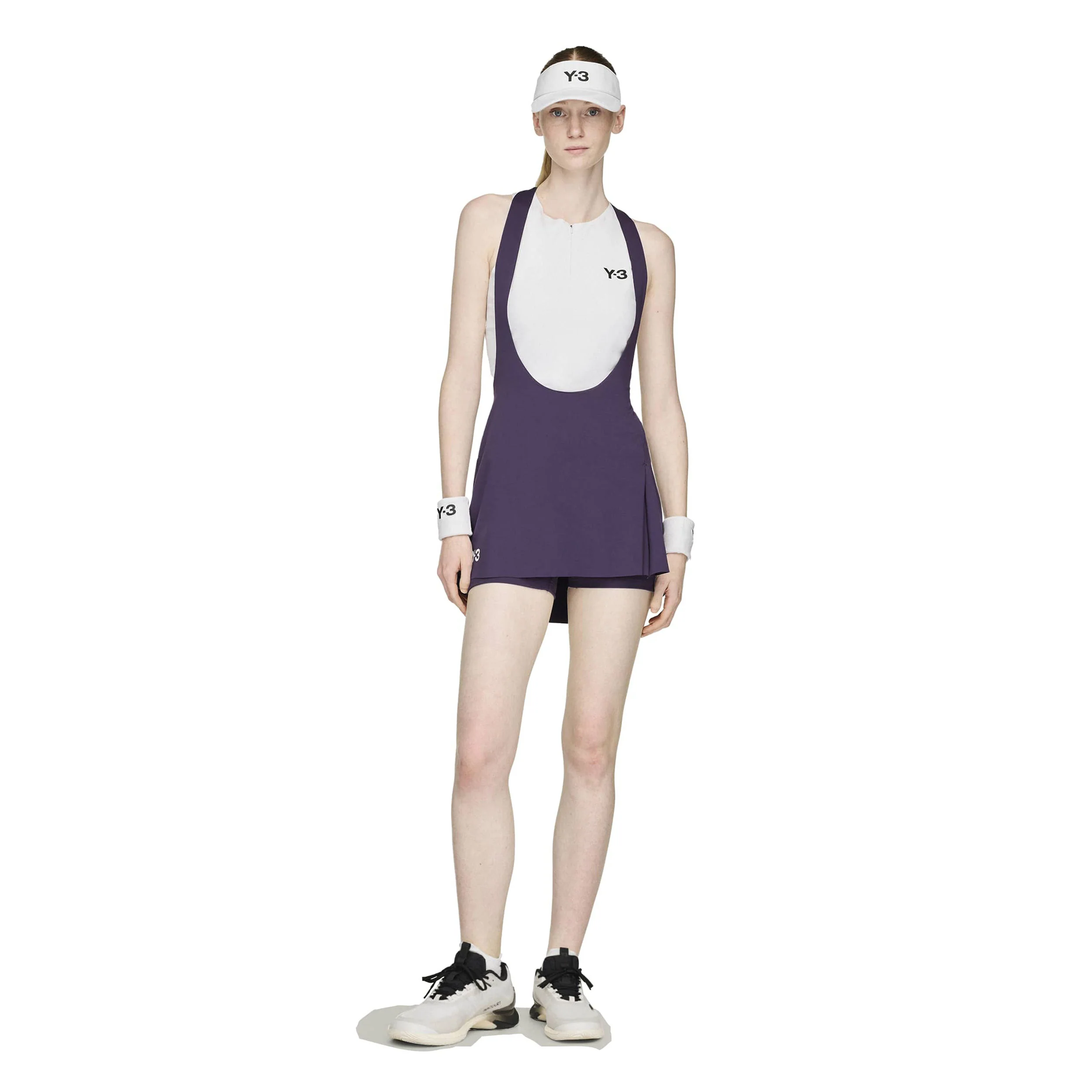 Y-3 Crop Tank-Top Damen-Grau - Image 5