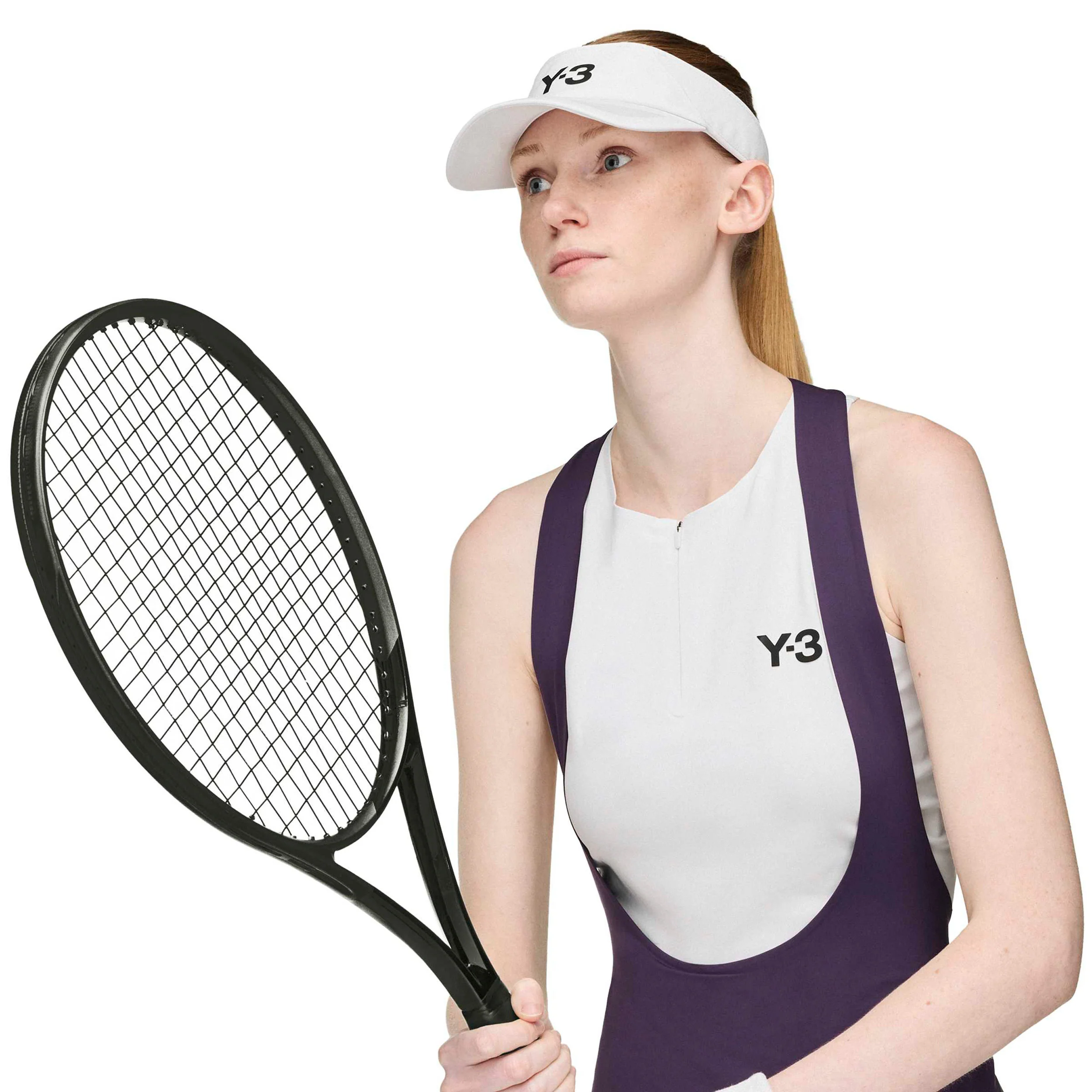 Y-3 Crop Tank-Top Damen-Grau - Image 6