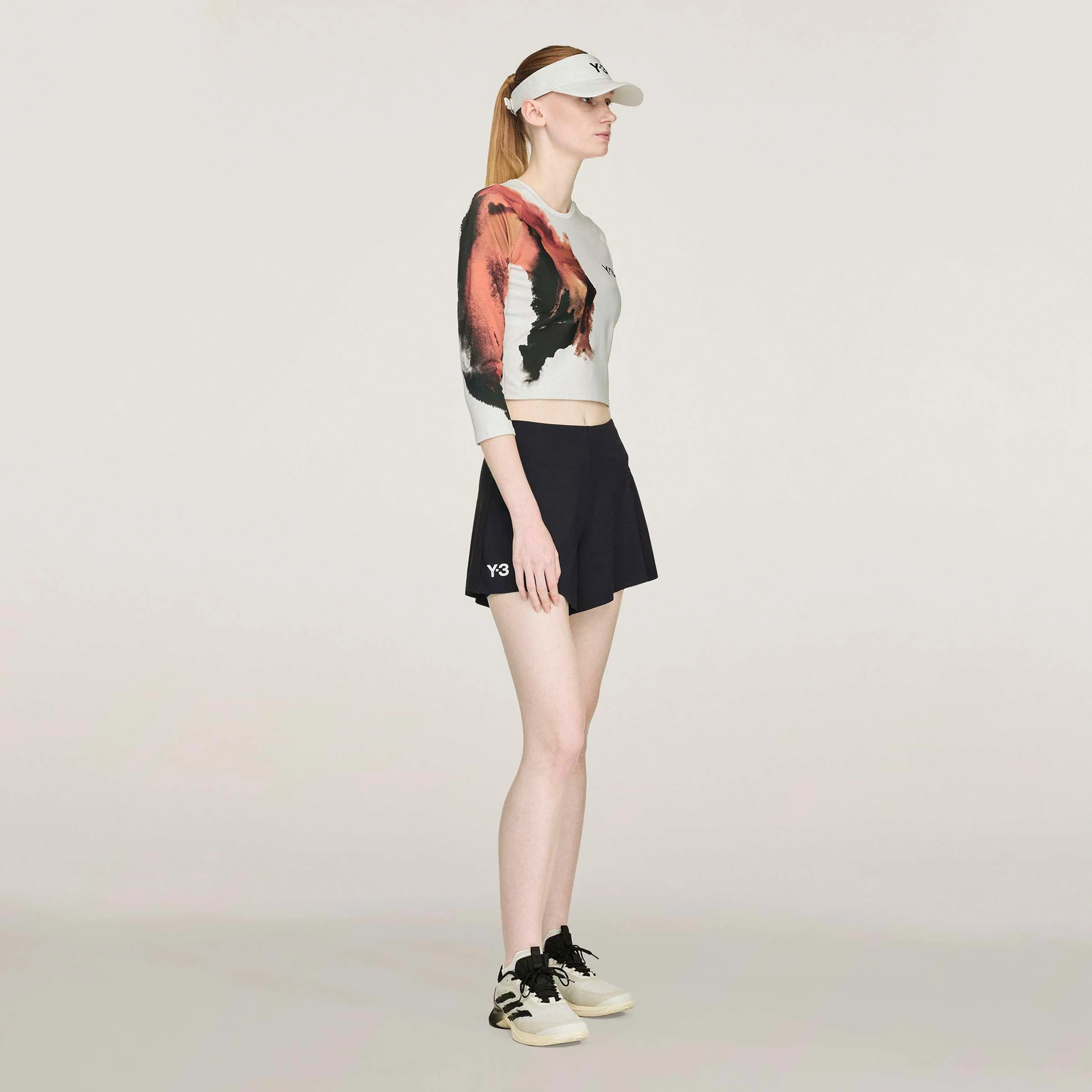 Y-3 Crop Tank-Top Damen - grau, mehrfarbig - Image 2