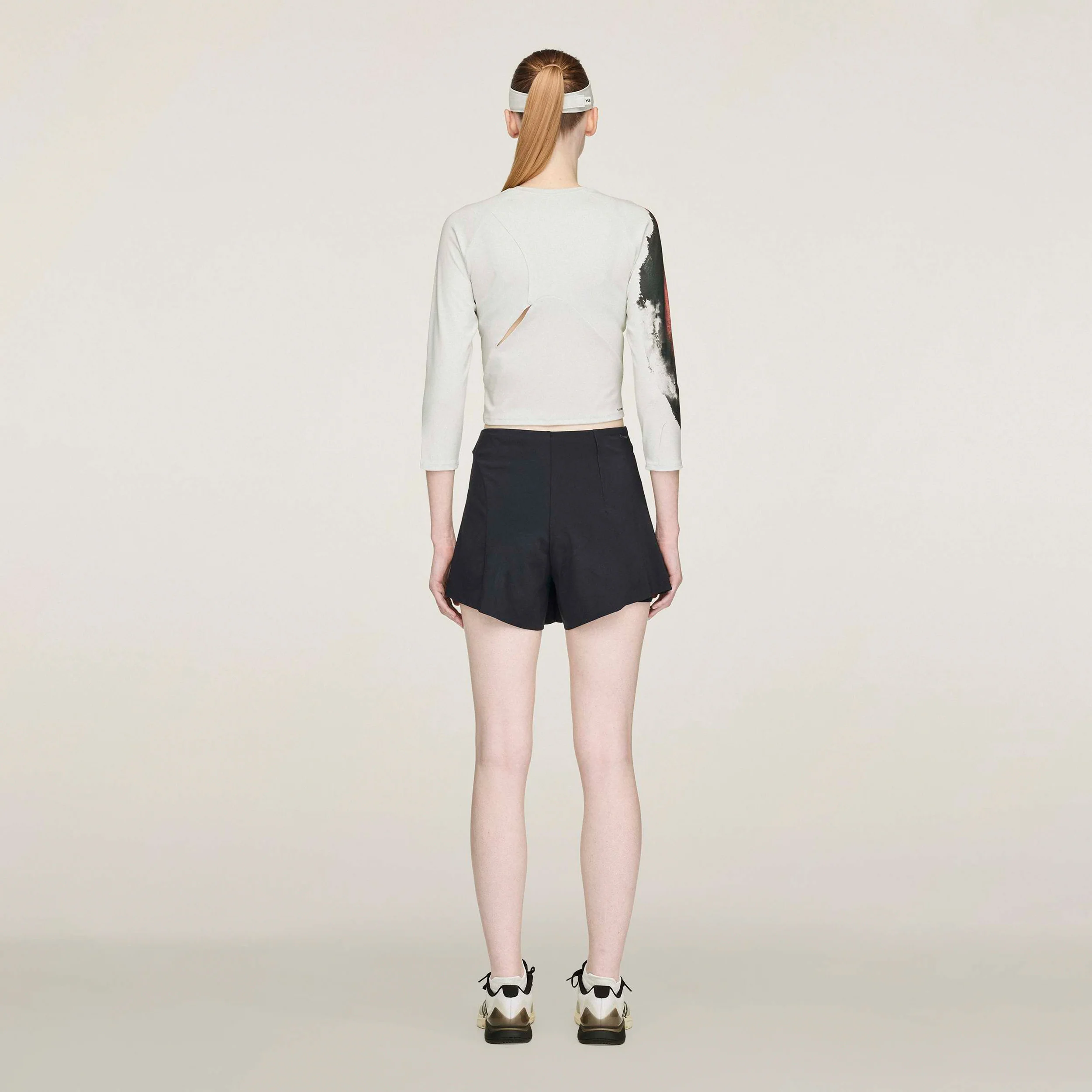 Y-3 Crop Tank-Top Damen - grau, mehrfarbig - Image 3