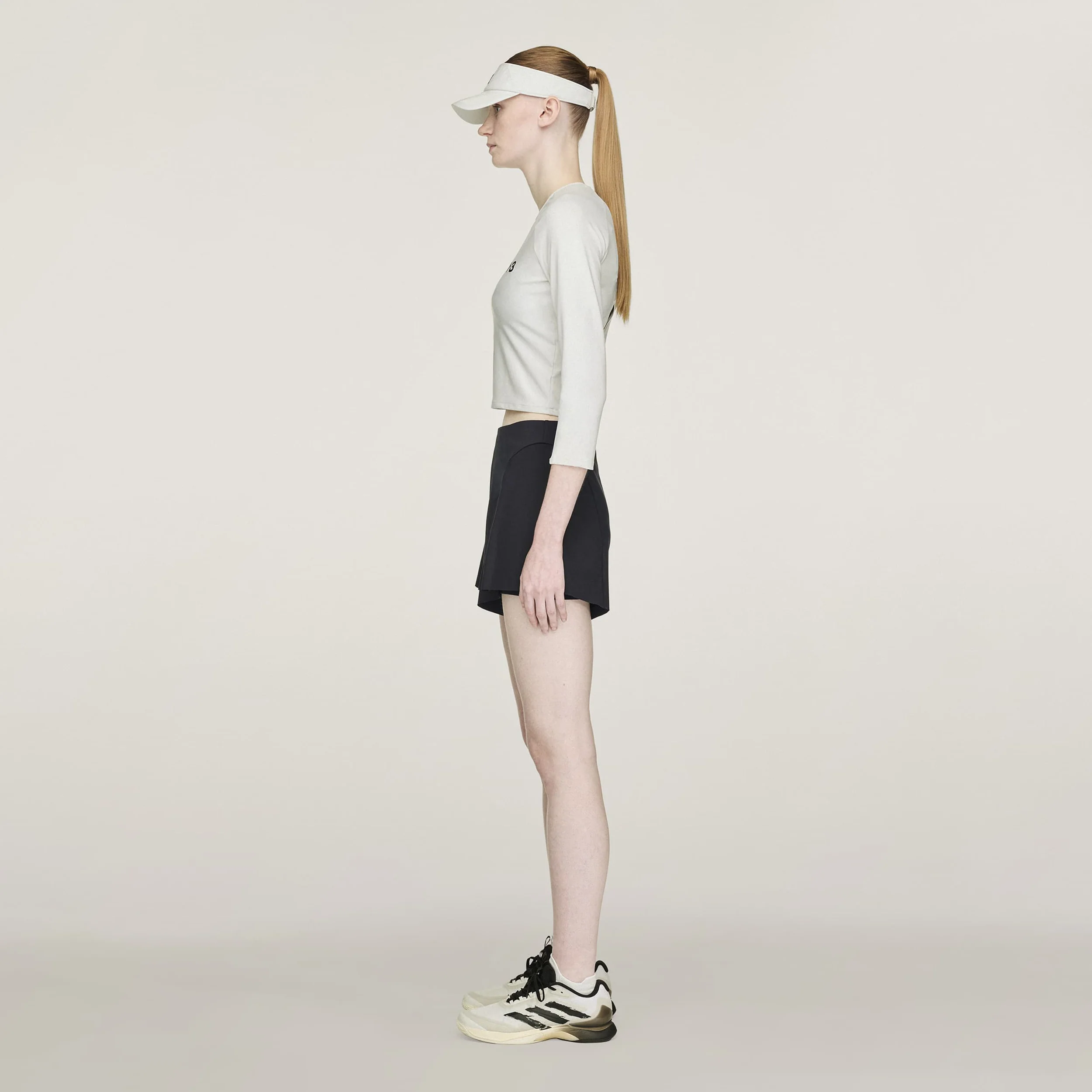 Y-3 Crop Tank-Top Damen - grau, mehrfarbig - Image 4