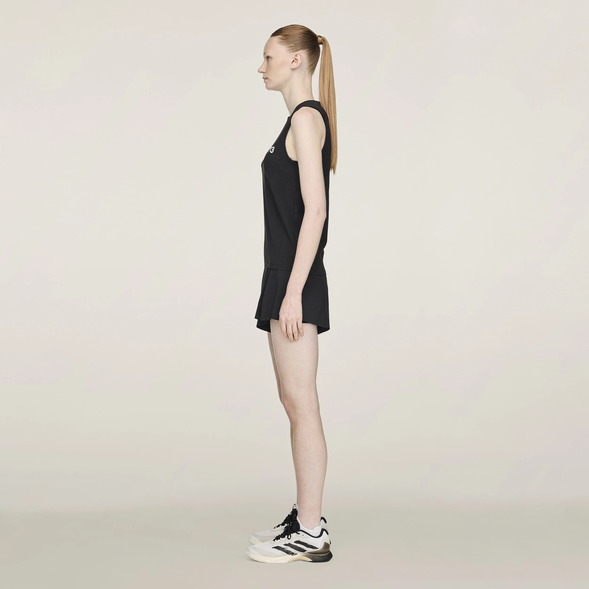 Y-3 Match Tank-Top Damen-Schwarz - Image 4
