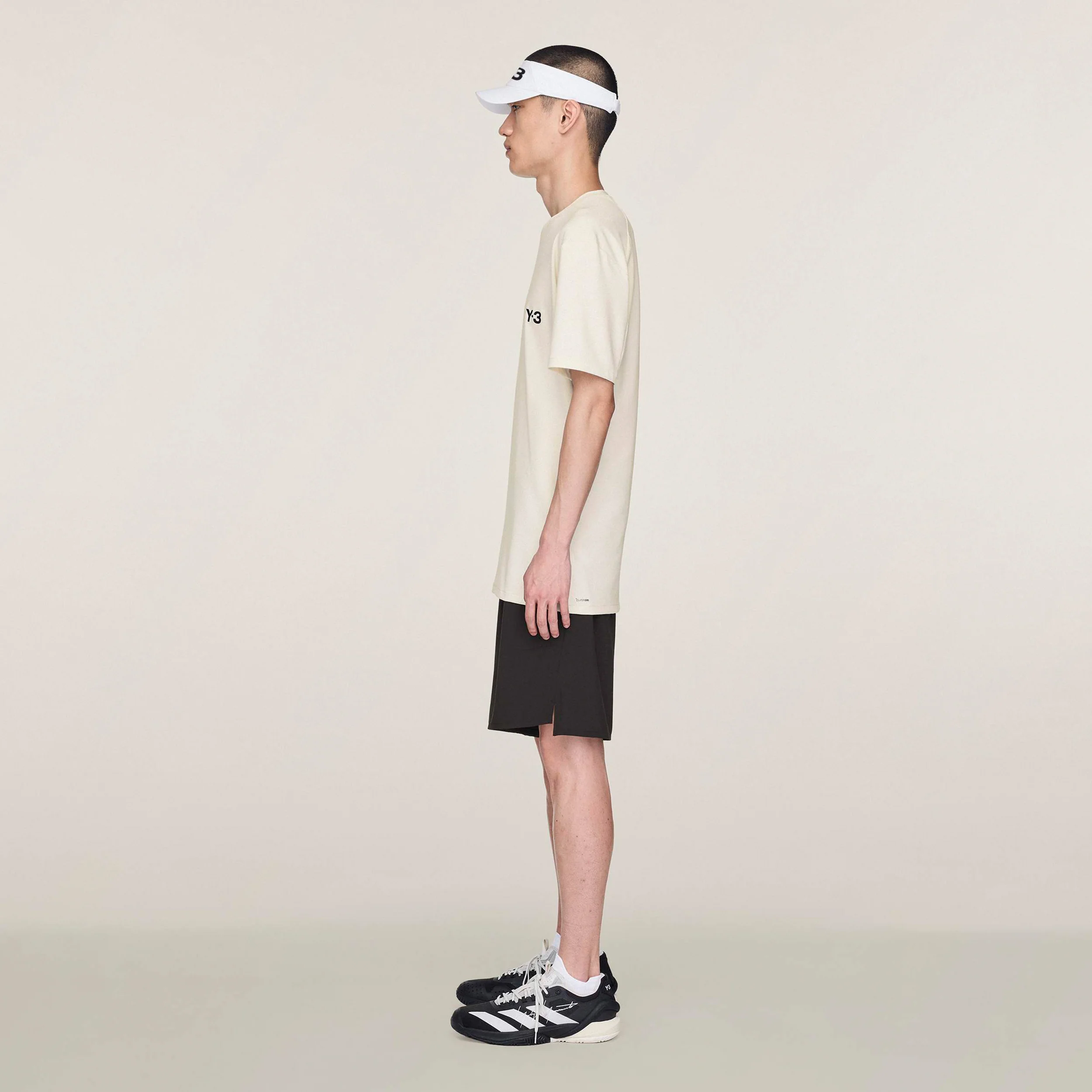 Y-3 T-Shirt Herren-Creme,Mehrfarbig - Image 4