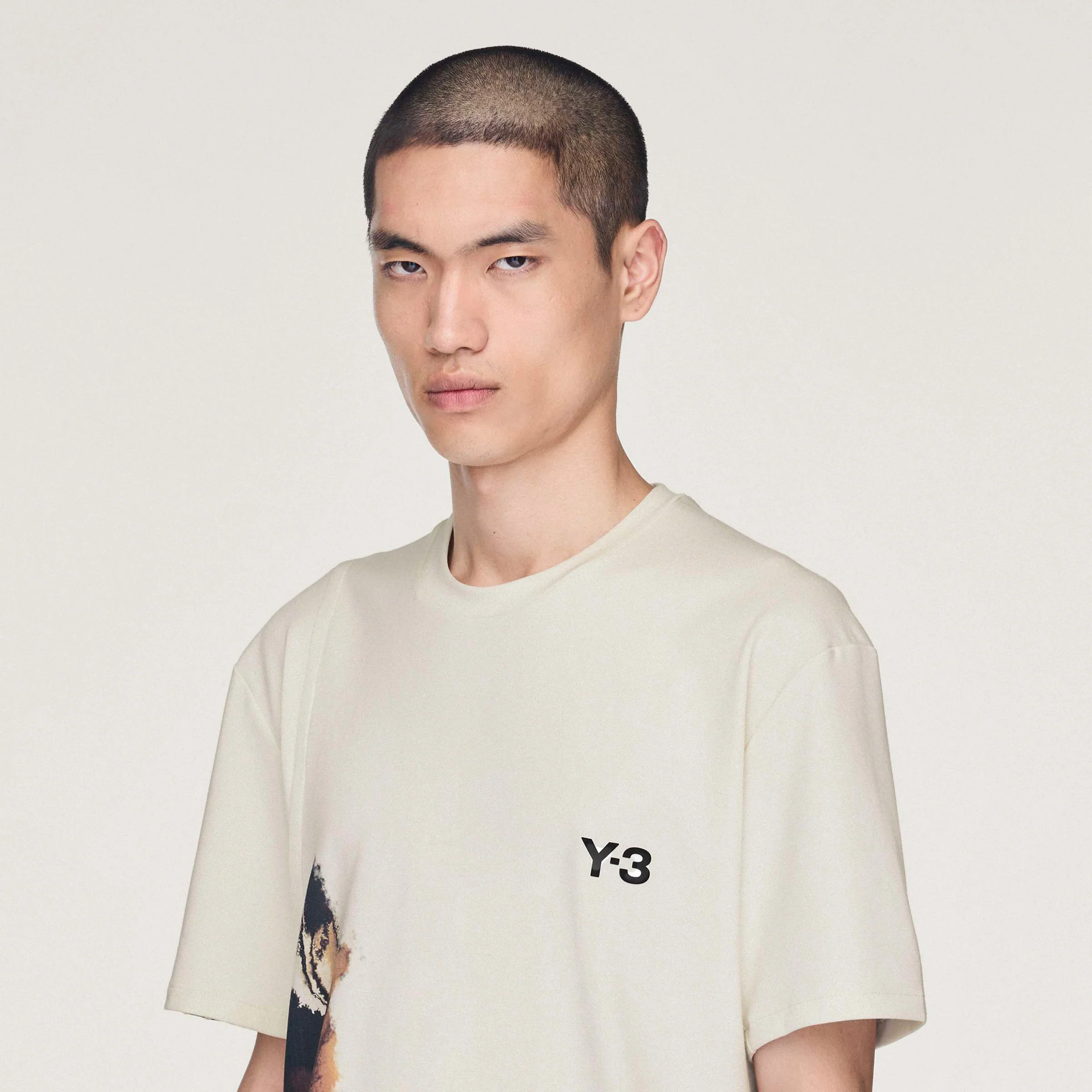 Y-3 T-Shirt Herren-Creme,Mehrfarbig - Image 6