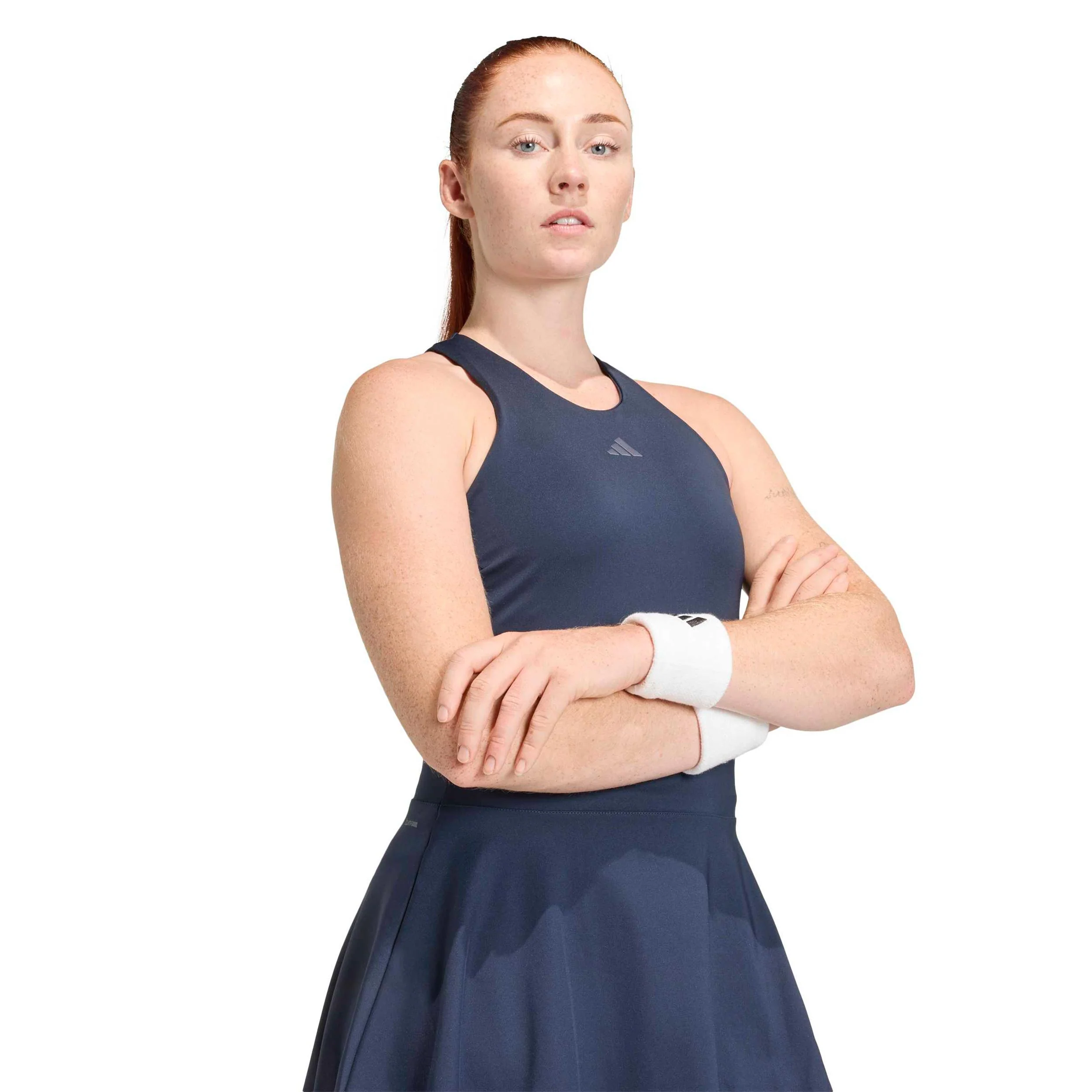 Y- Kleid Damen - dunkelblau, weiß - Image 6