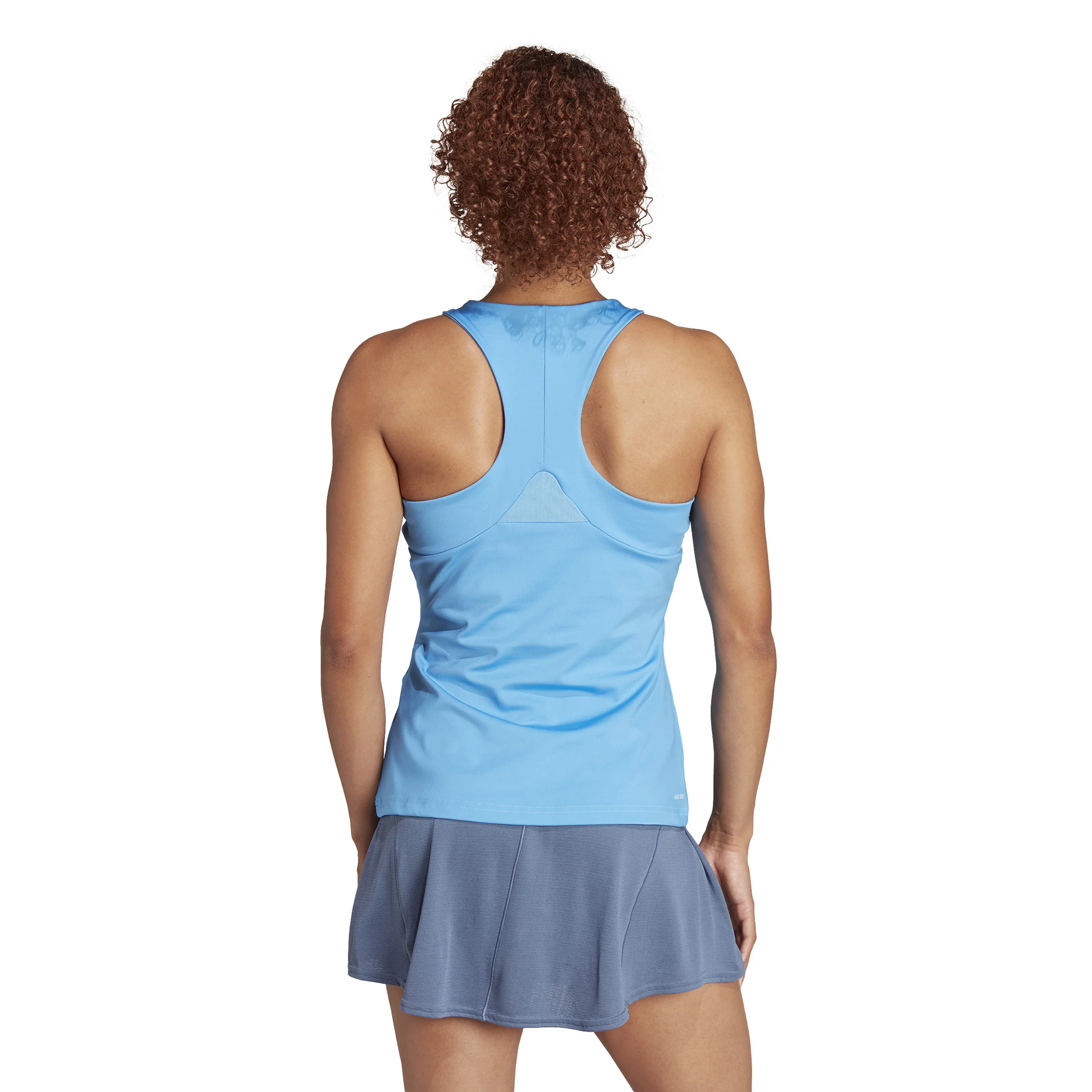 Y- Tank-Top Damen-Hellblau,Weiß - Image 3