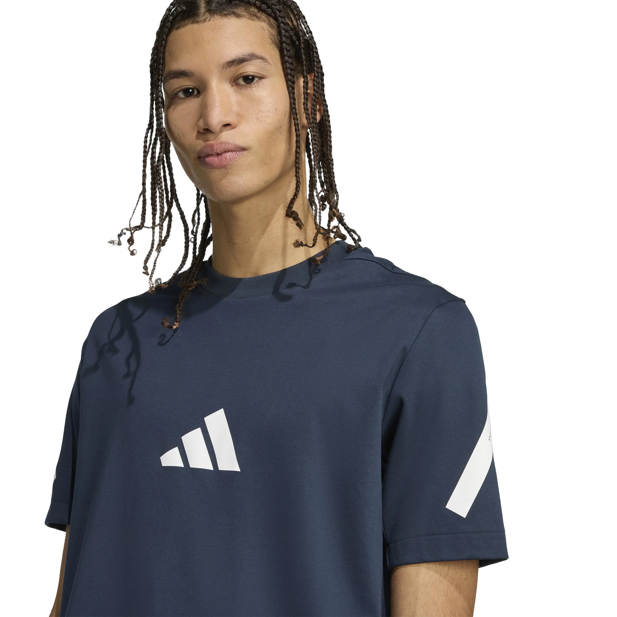 Z.N.E. T-Shirt Herren-Dunkelblau,Weiß - Image 5