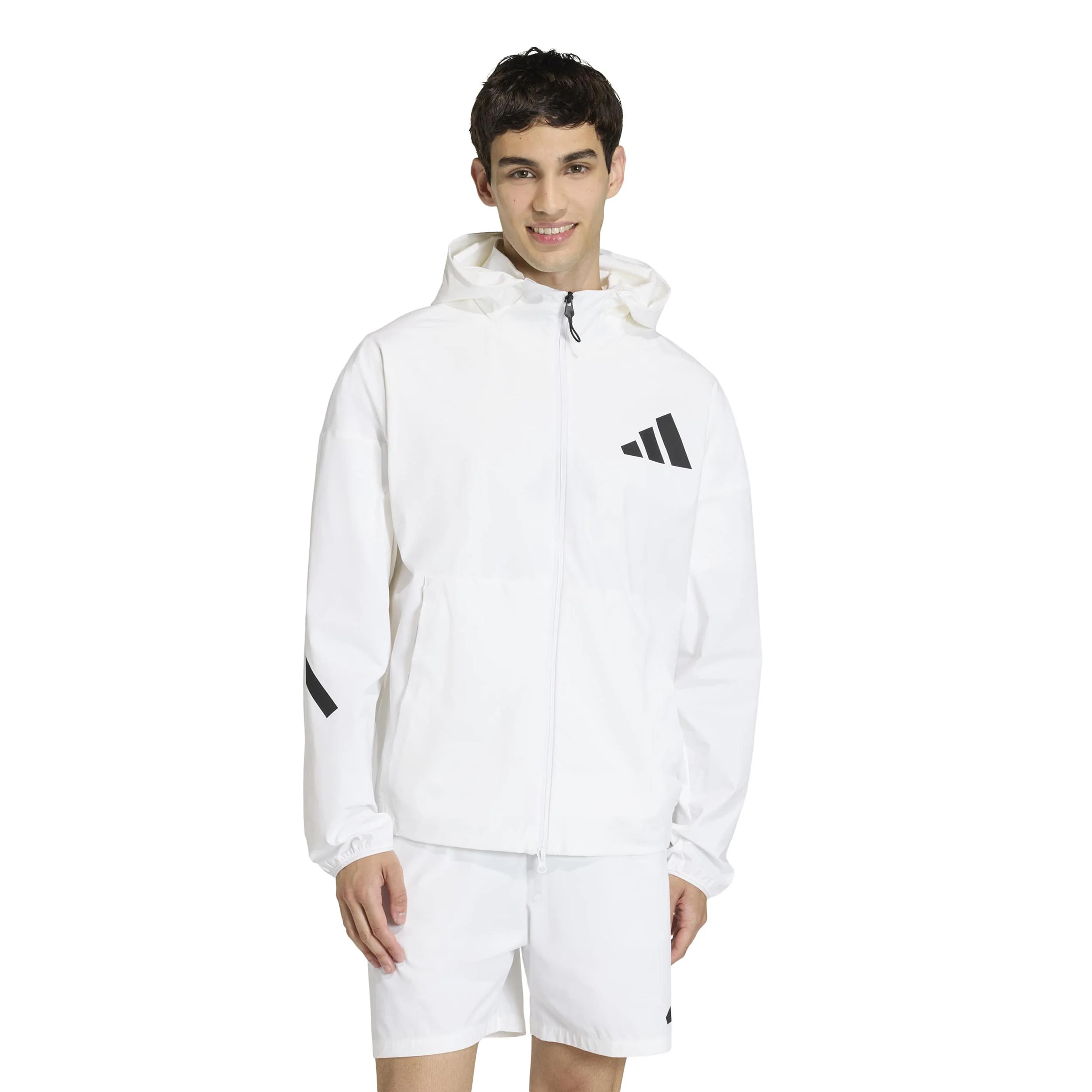 Z.N.E. Woven Trainingsjacke Herren-weiß - Image 2