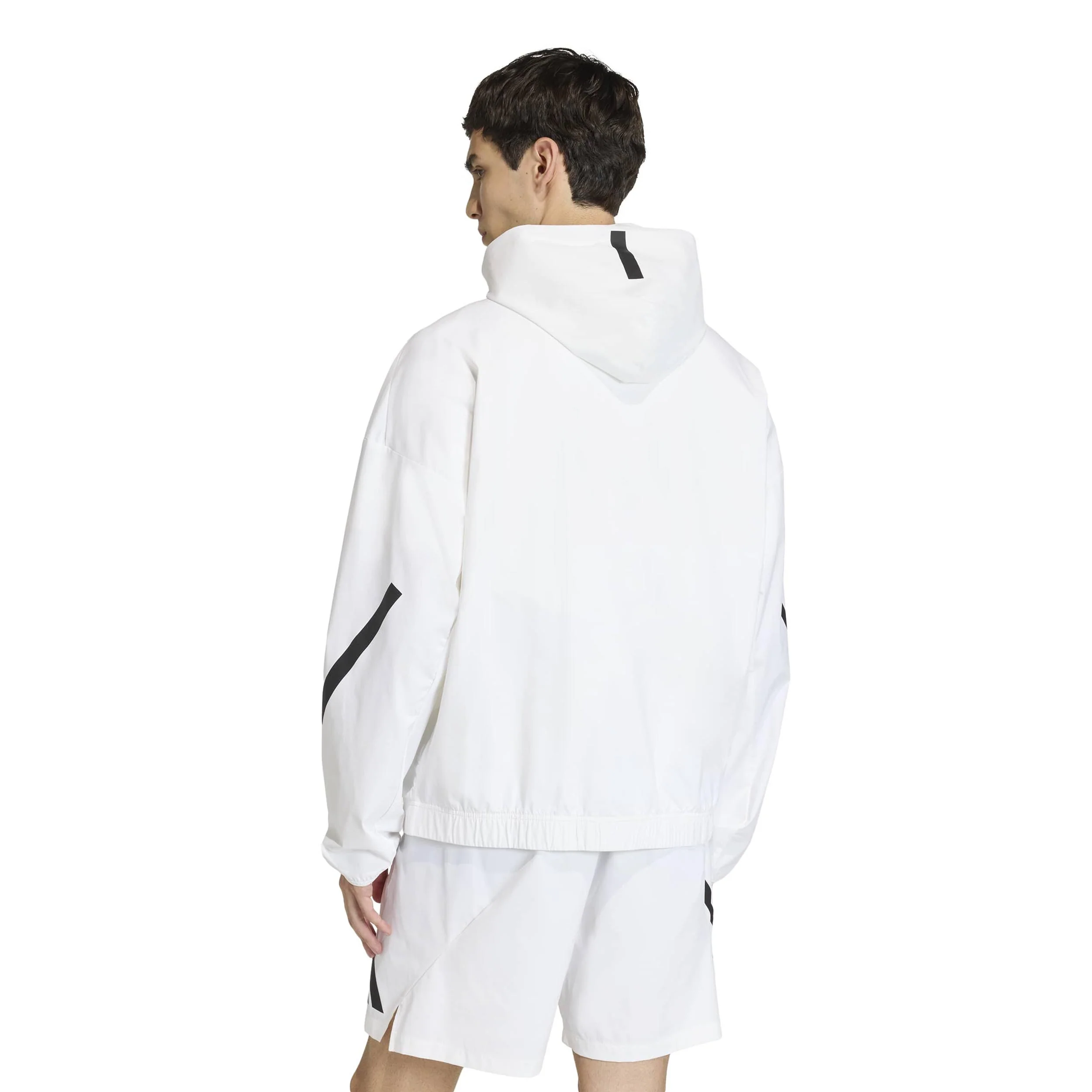 Z.N.E. Woven Trainingsjacke Herren-weiß - Image 3