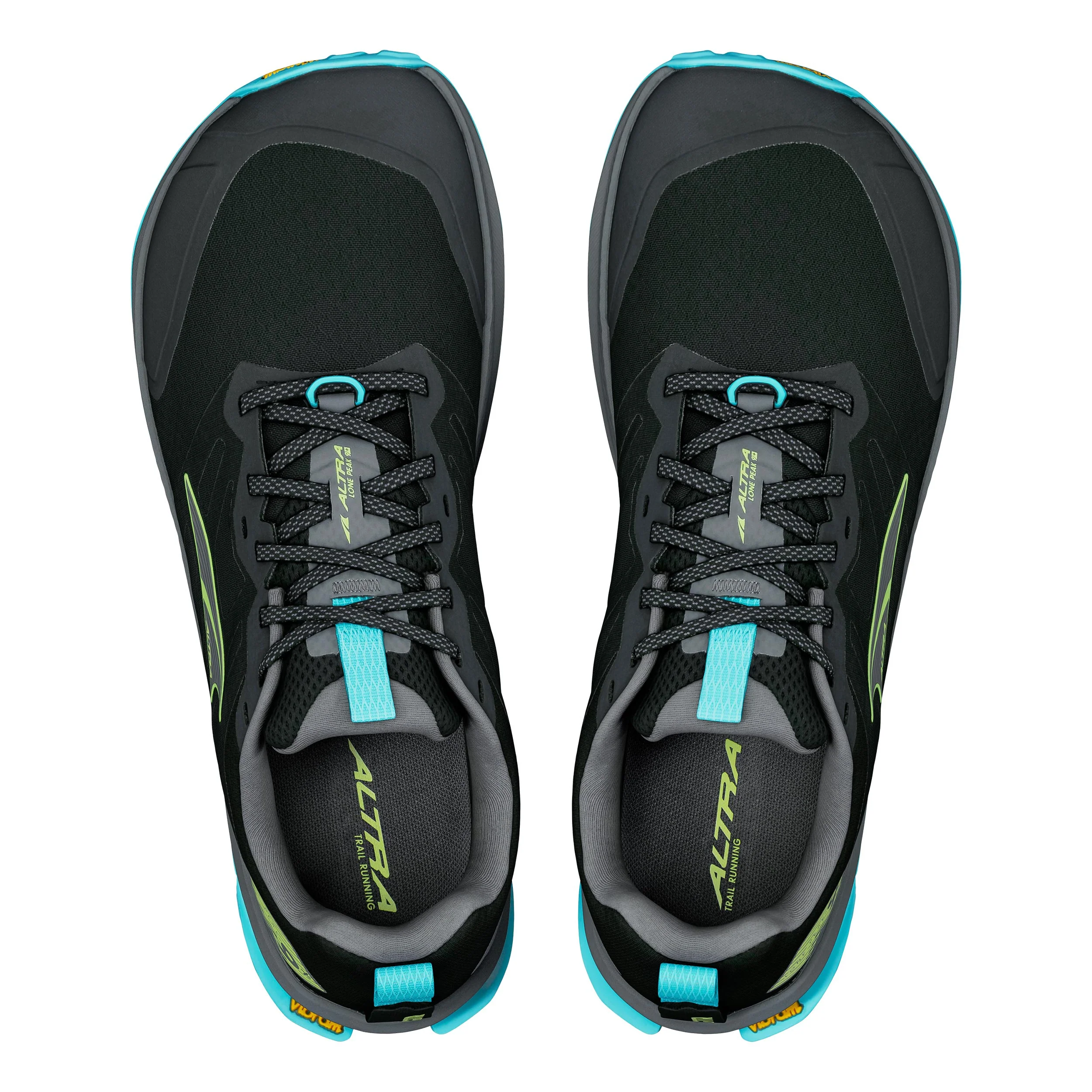 Lone Peak 9+ Trailschuh Herren - schwarz, limette - Image 3