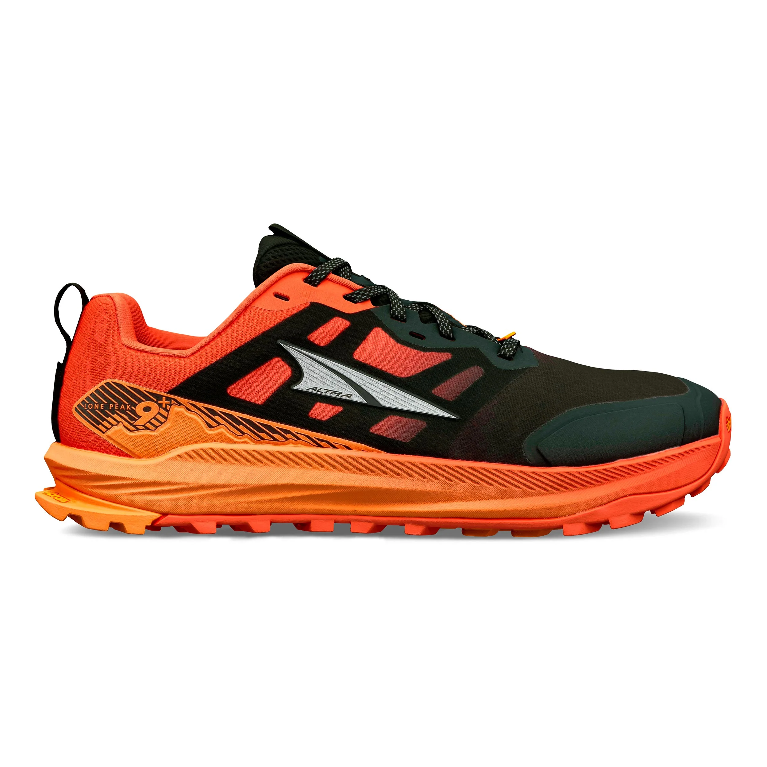 Lone Peak 9+ Trailschuh Herren - schwarz, orange