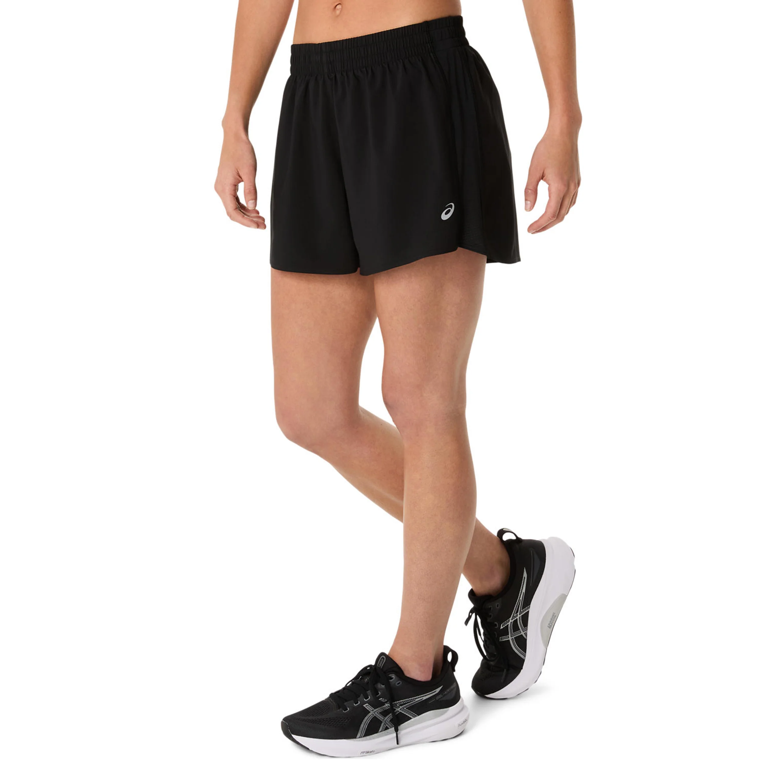 Core 4in Laufshorts Damen-Schwarz - Image 6