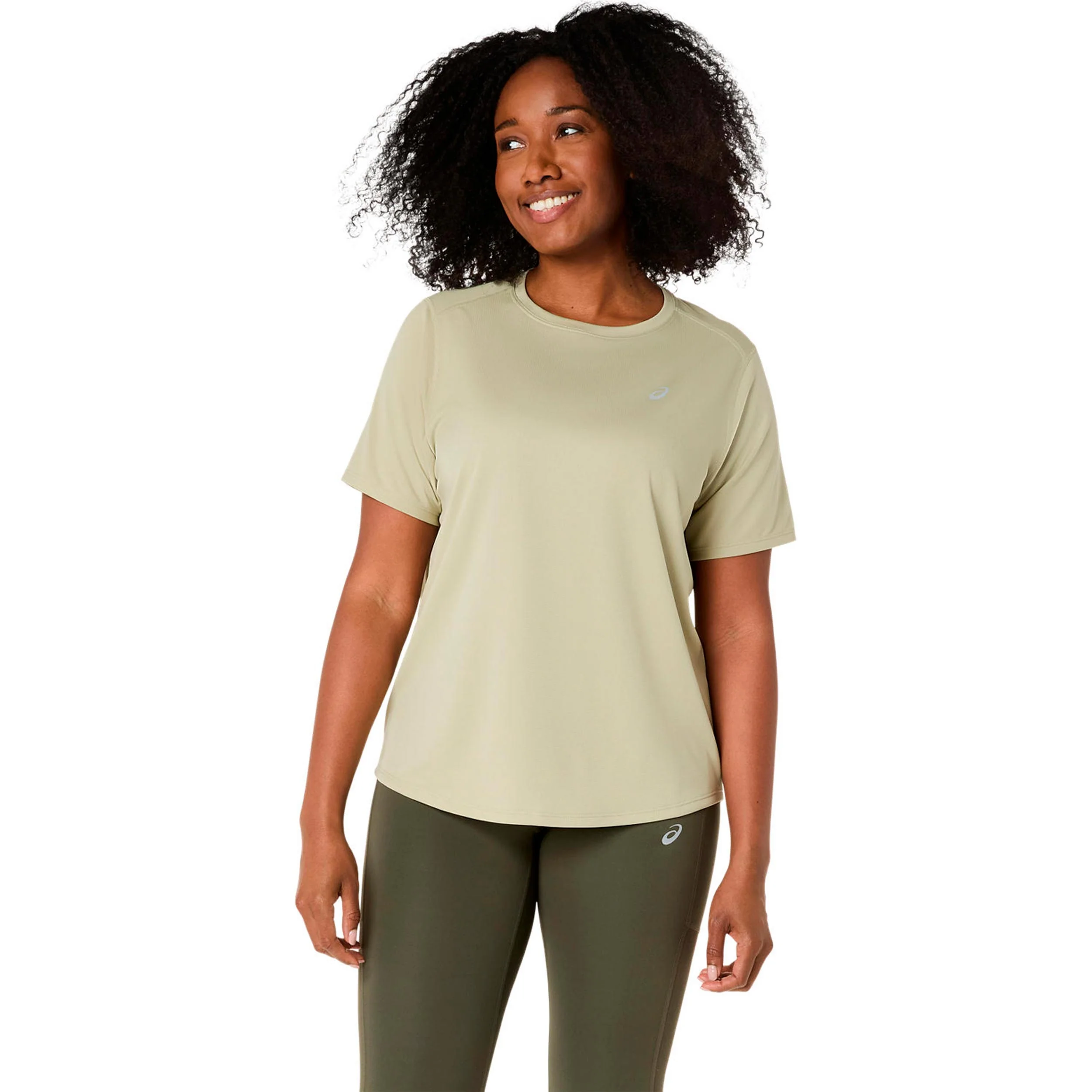 Core Laufshirt Damen-khaki
