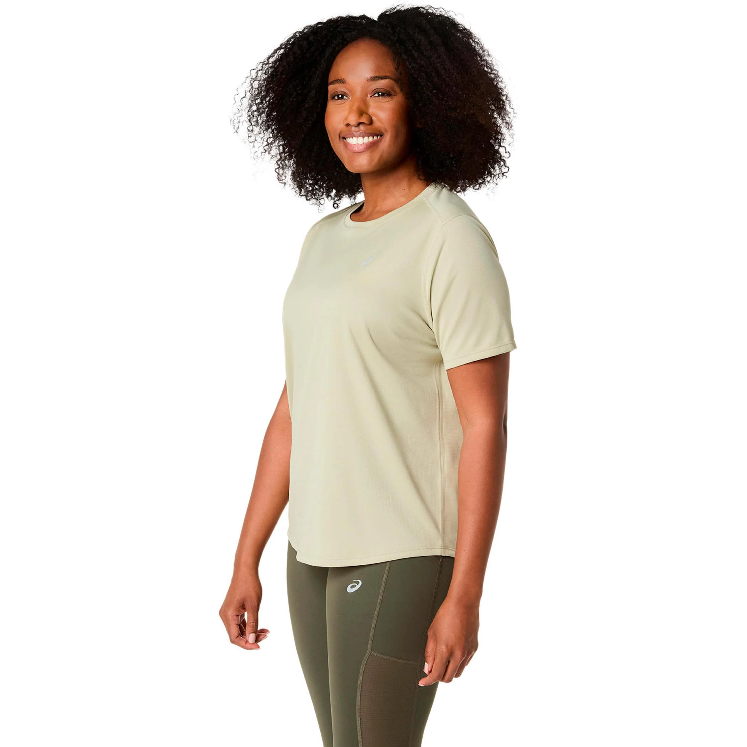 Core Laufshirt Damen-khaki - Image 3