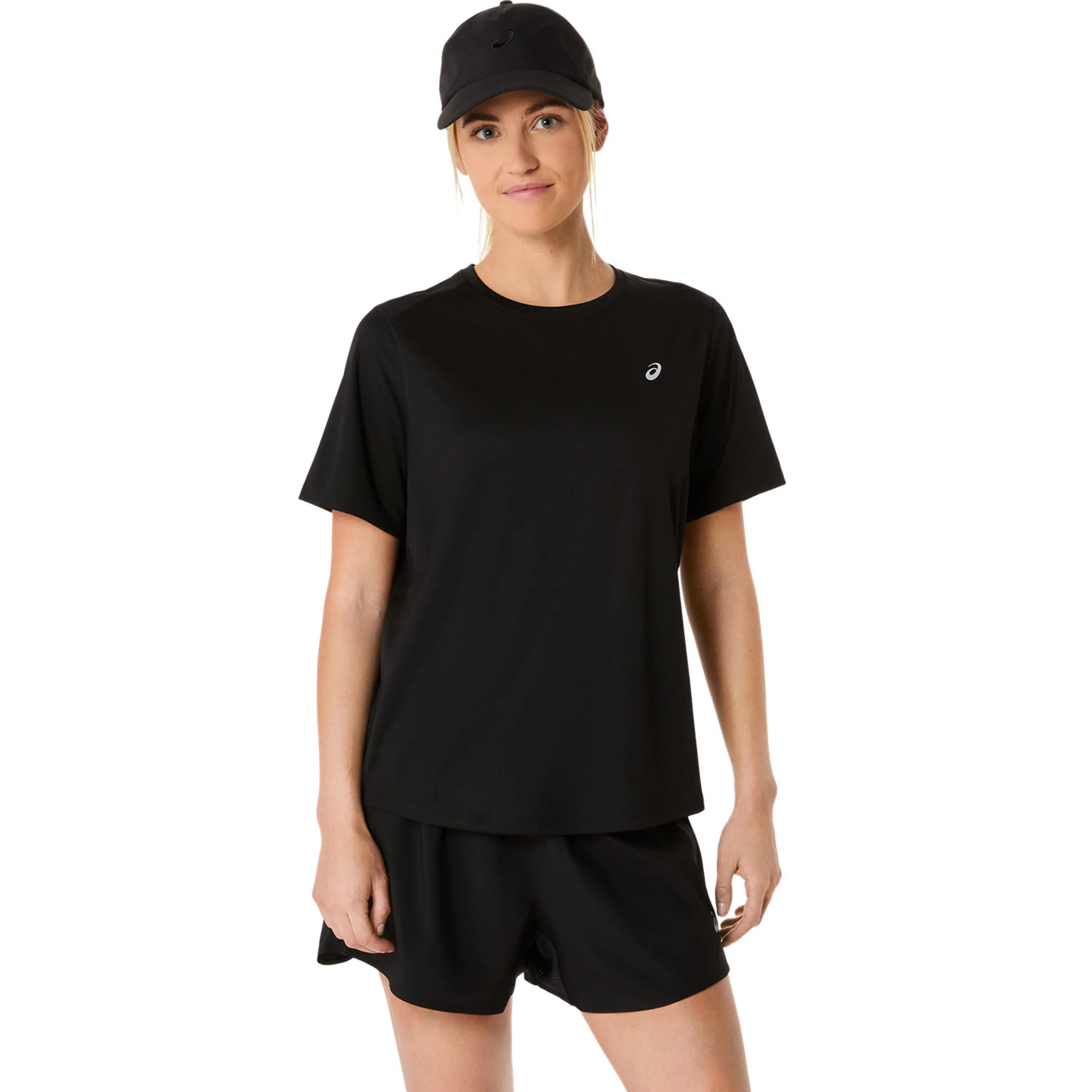 Core Laufshirt Damen-schwarz - Image 4