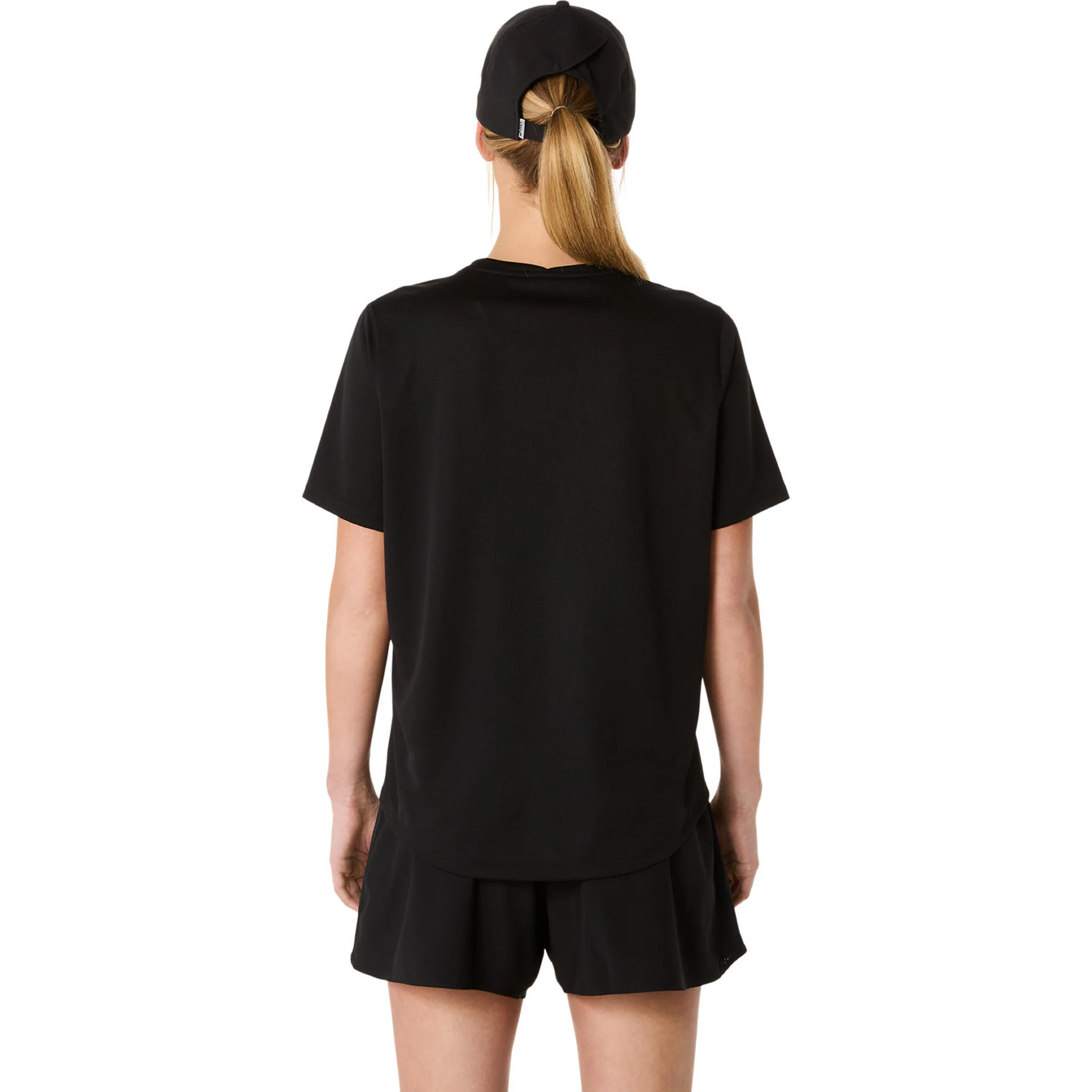 Core Laufshirt Damen-schwarz - Image 5